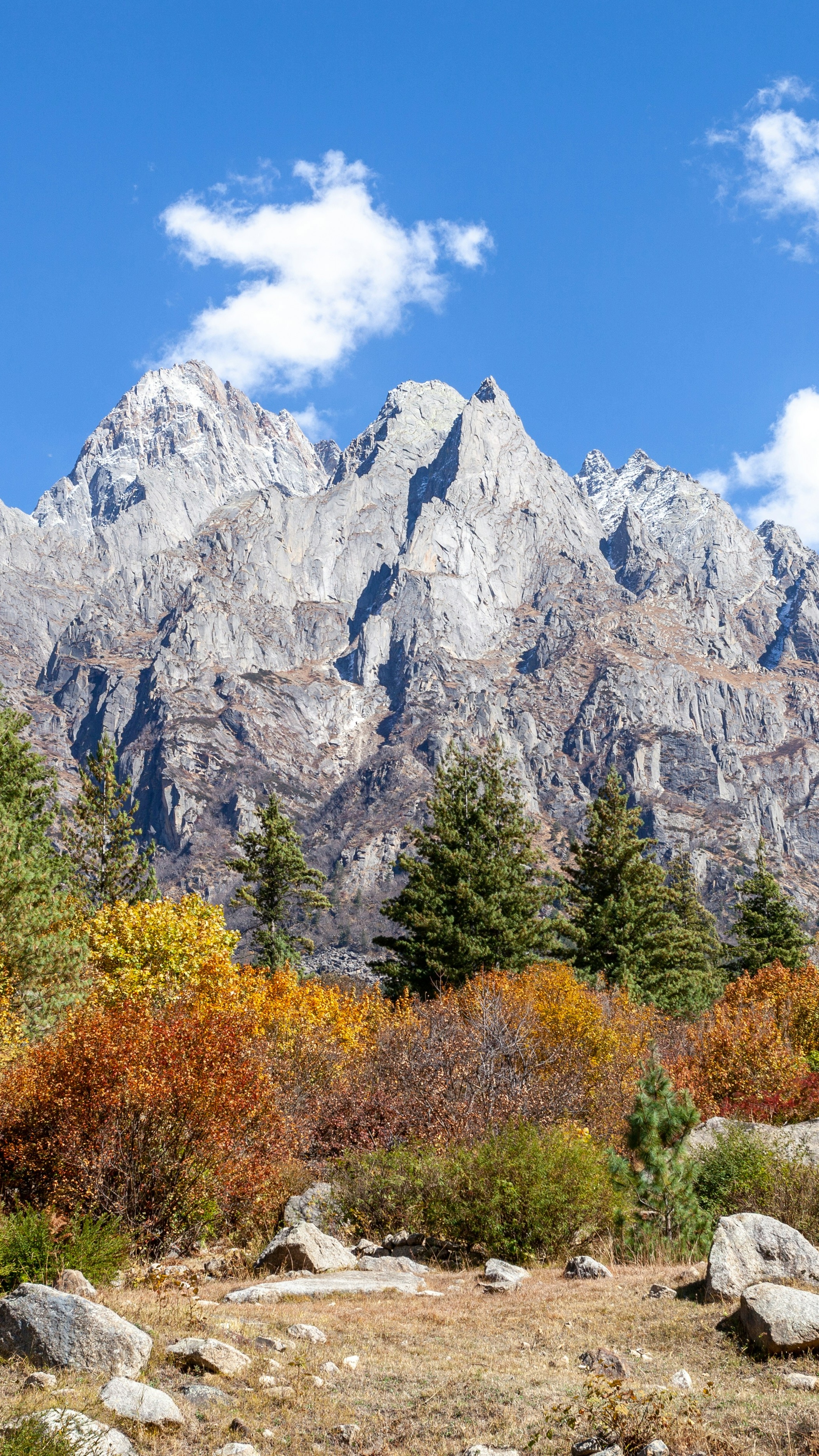 Rocky Mountain Peaks in Autumn
