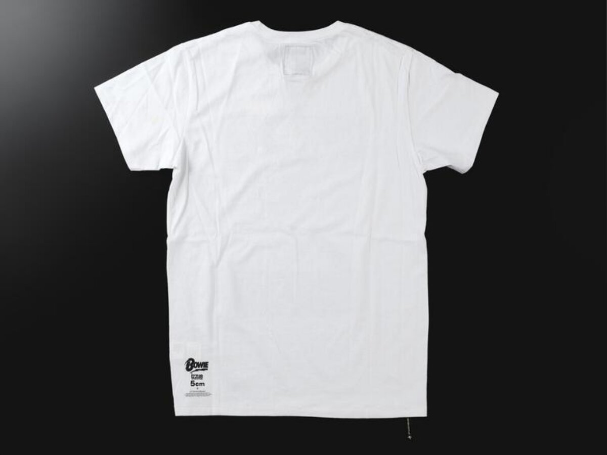 Back View of White Plain T-shirt