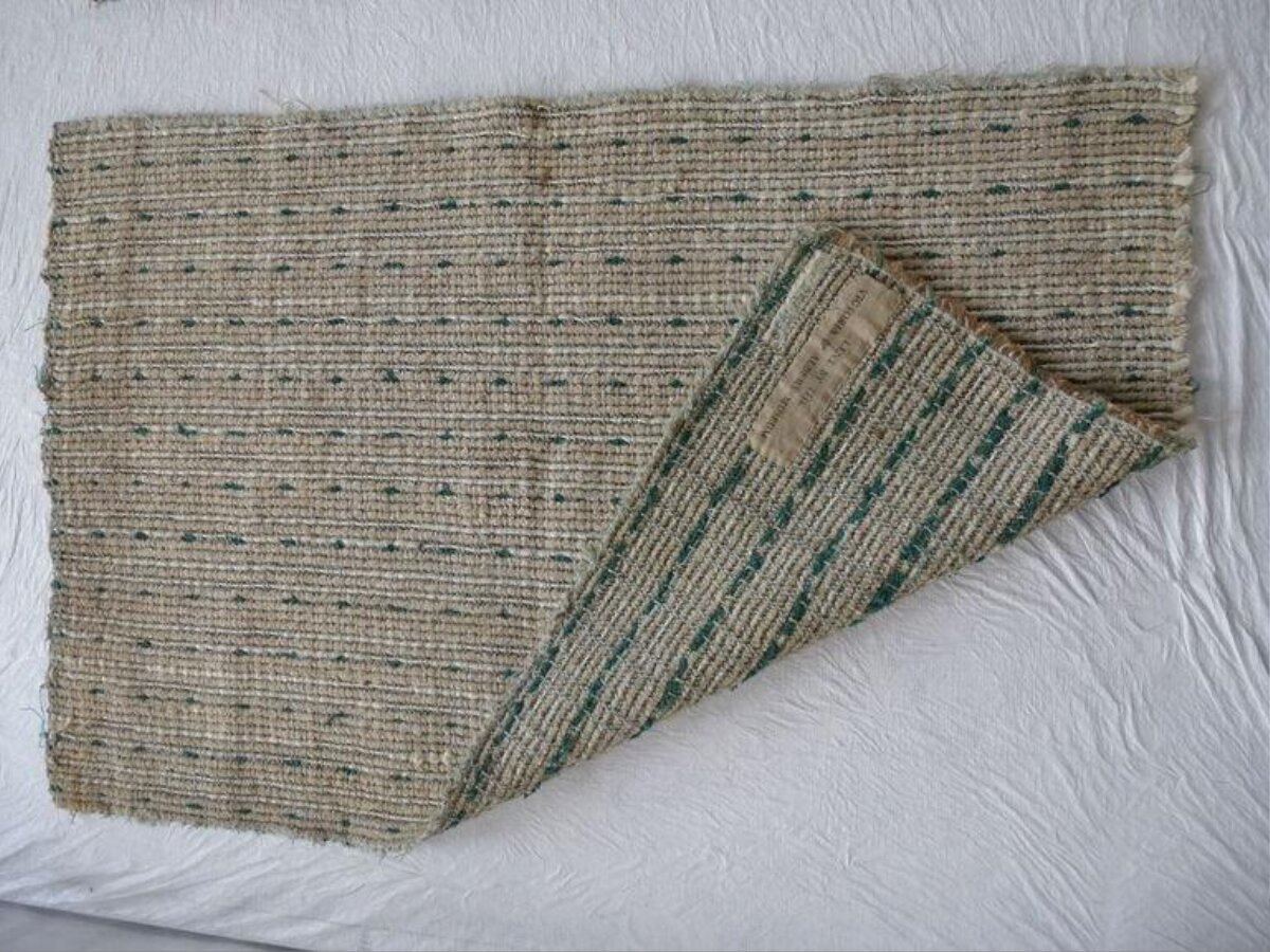 Handwoven Textile Fabric Sample