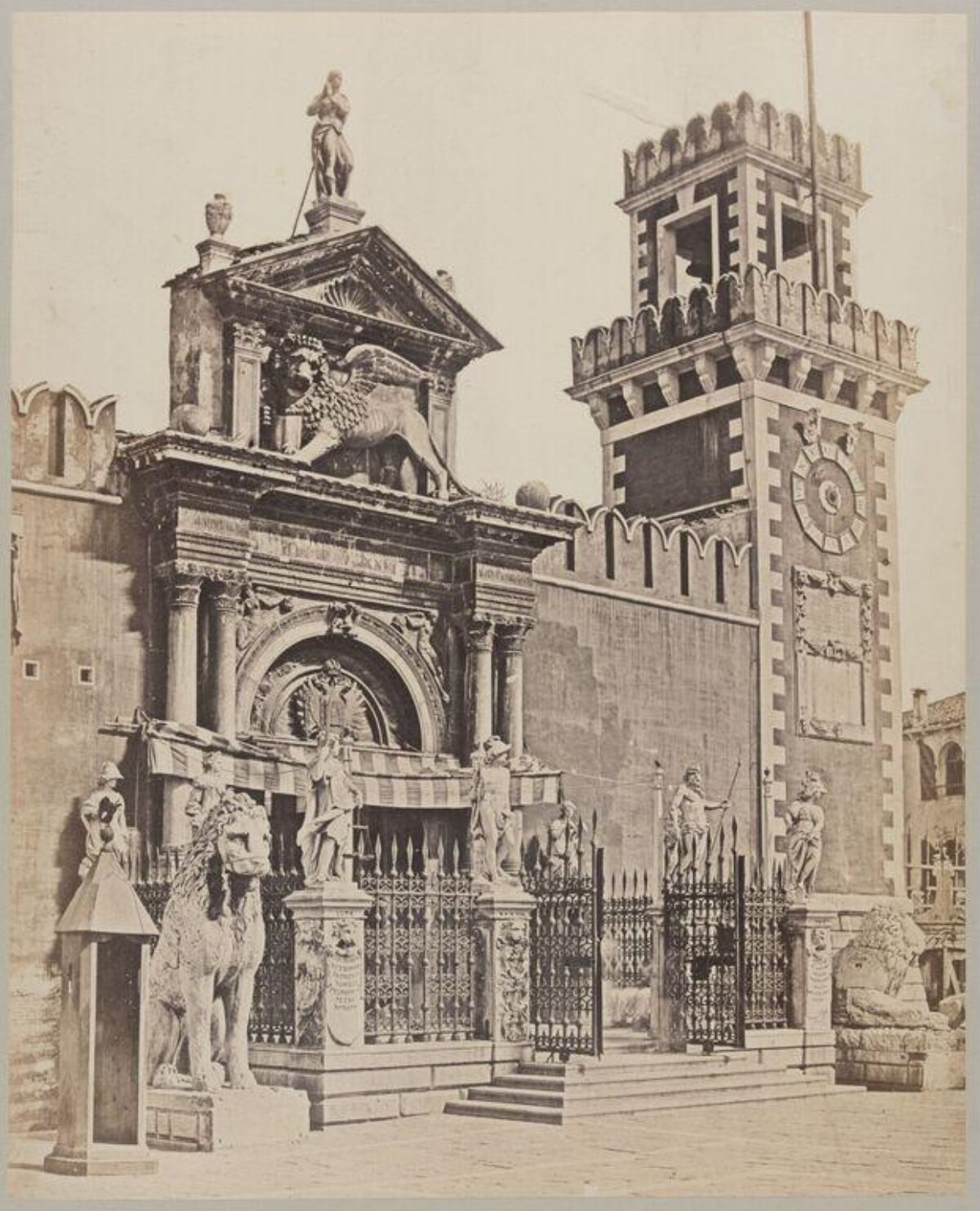 Old Photo of Venice Arsenal Entrance