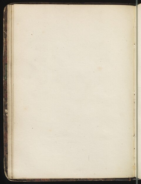 Blank Page of Old Open Book