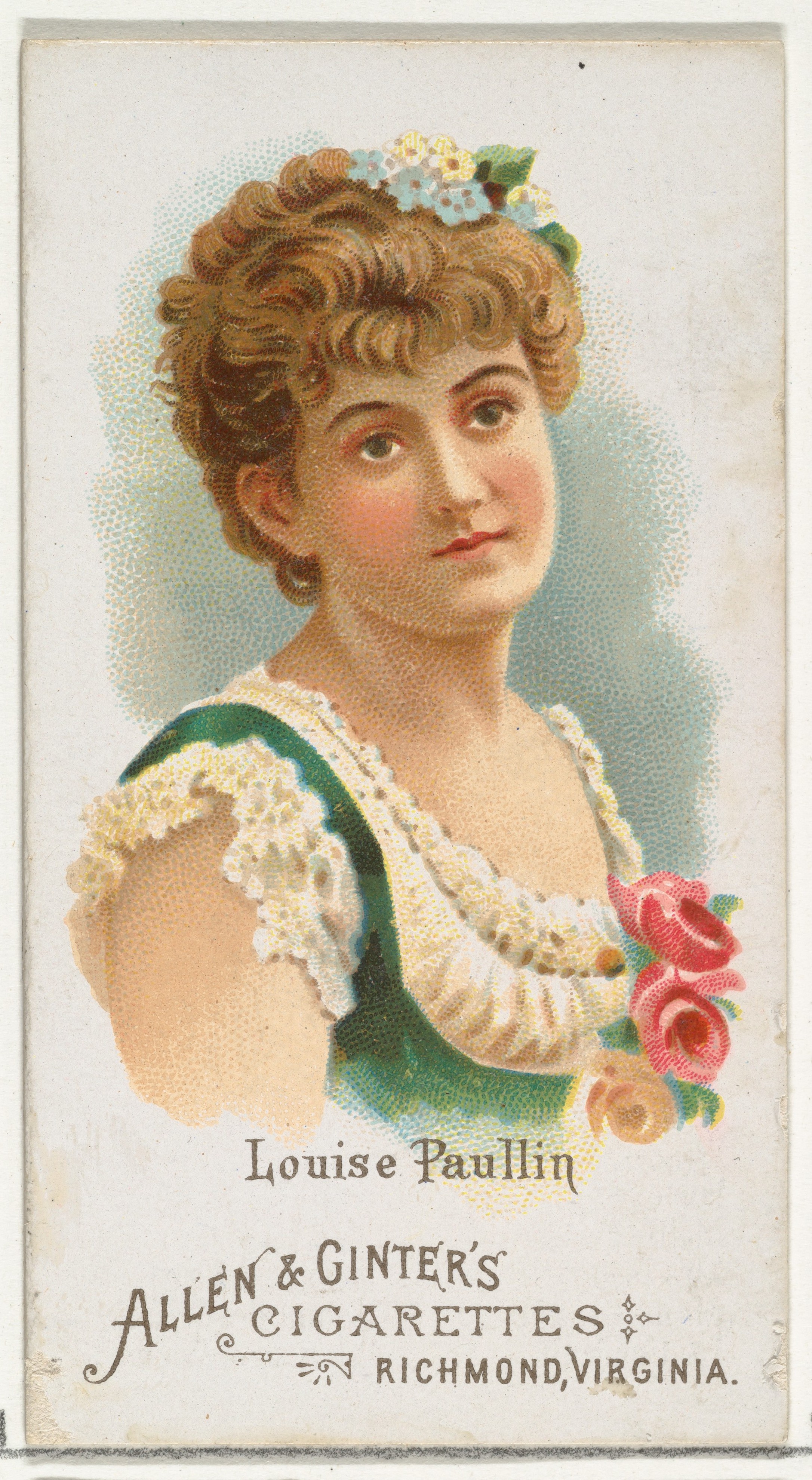 Louise Paullin Vintage Cigarette Card