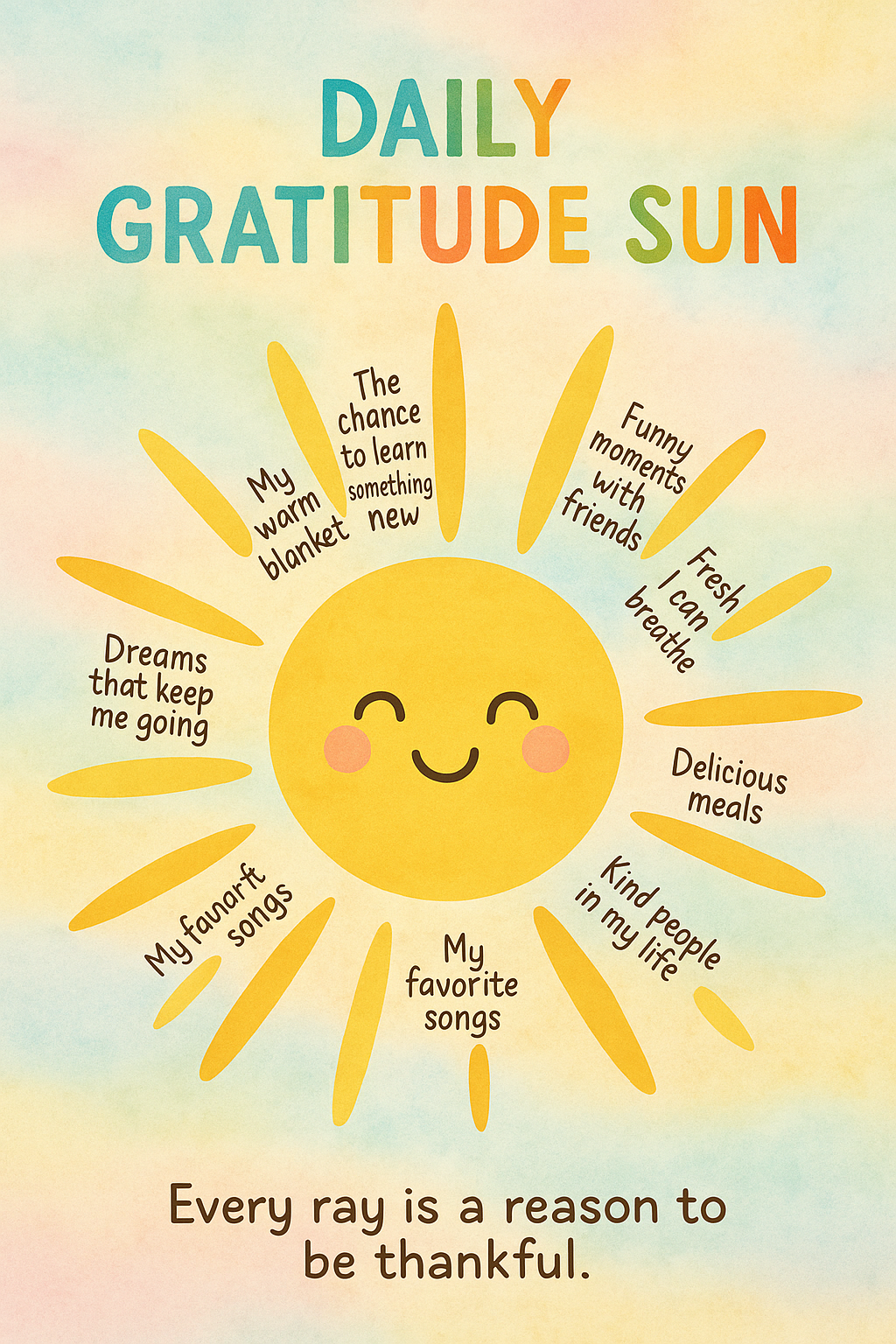 Daily Gratitude Sun