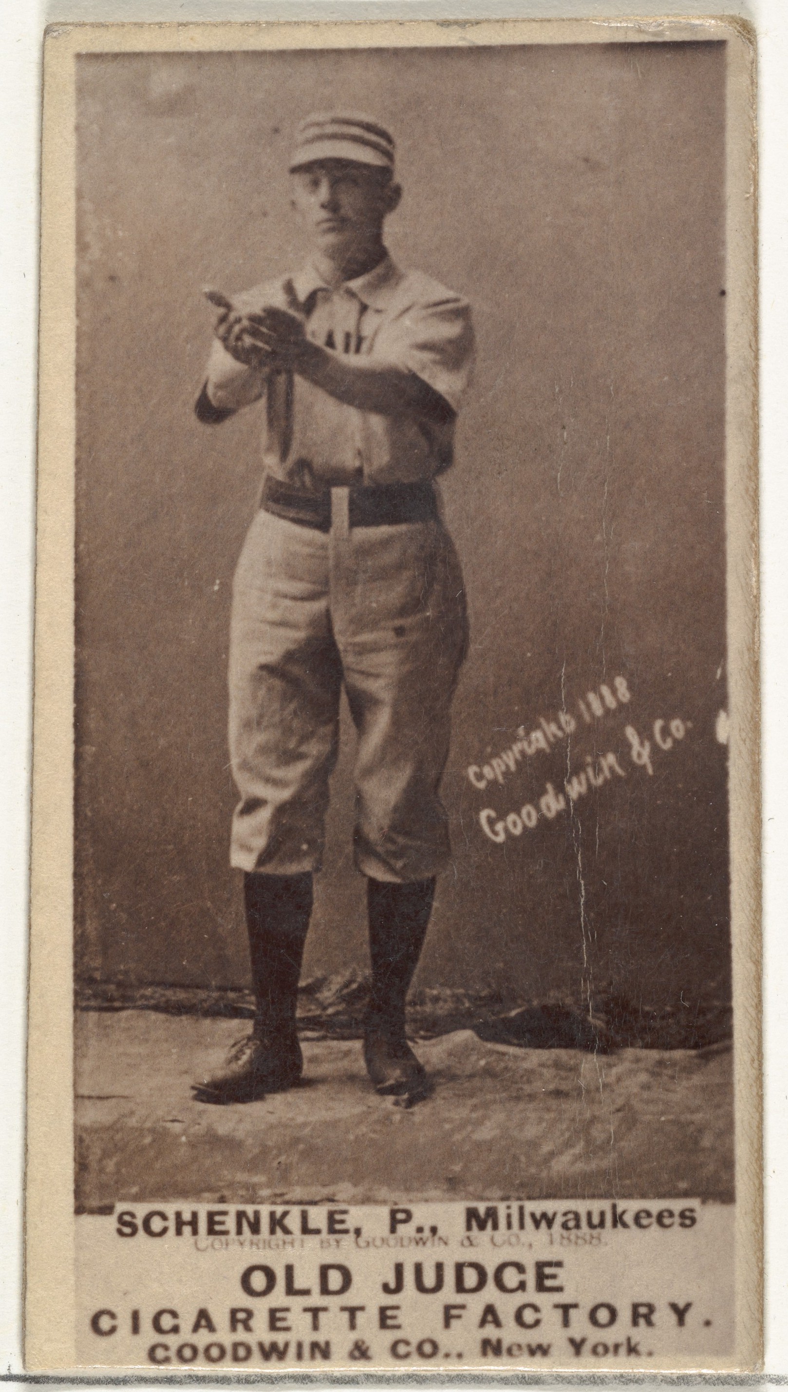 1888 Old Judge Baseball Cigarette Card