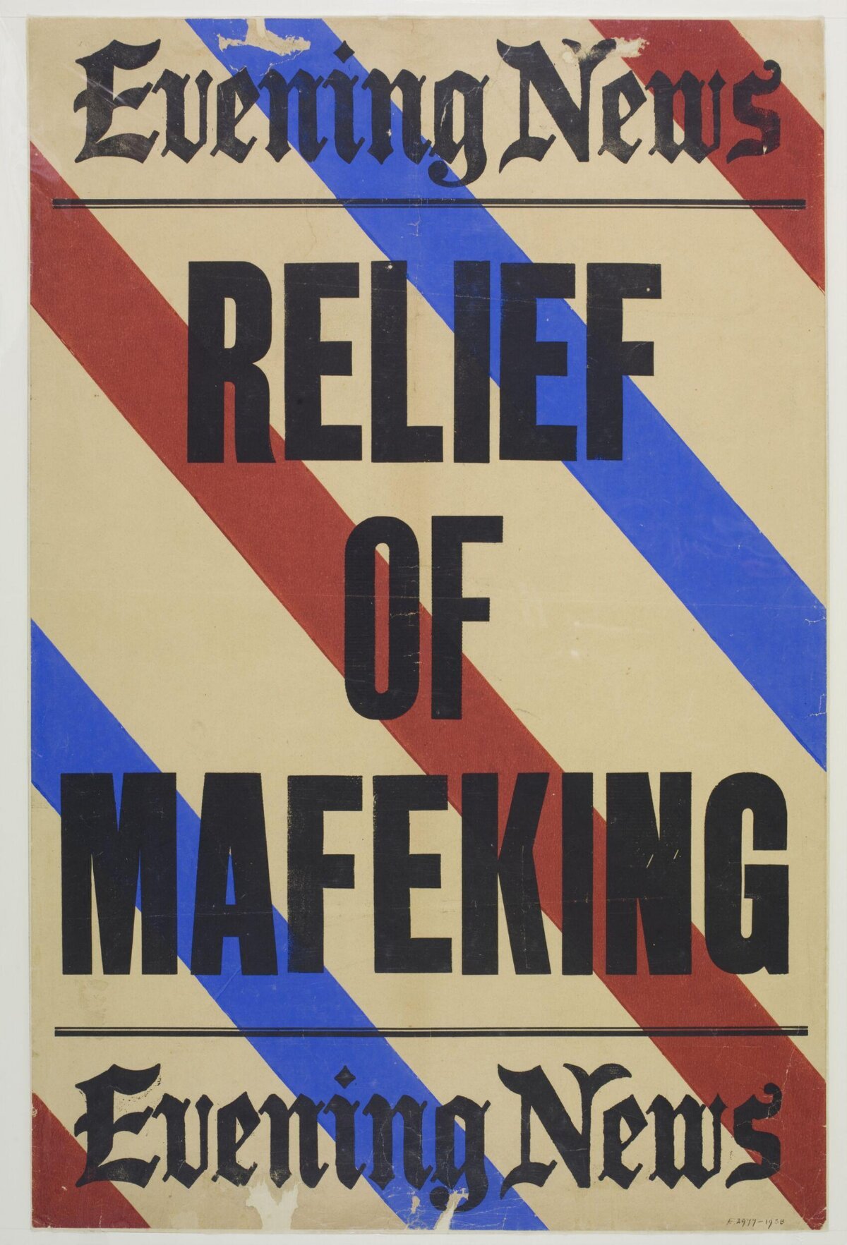 Evening News Relief of Mafeking Poster