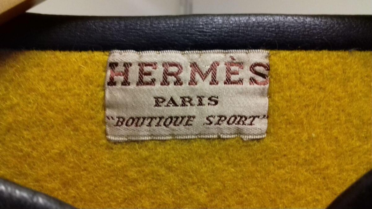 Vintage Hermès Paris Clothing Tag — Logos