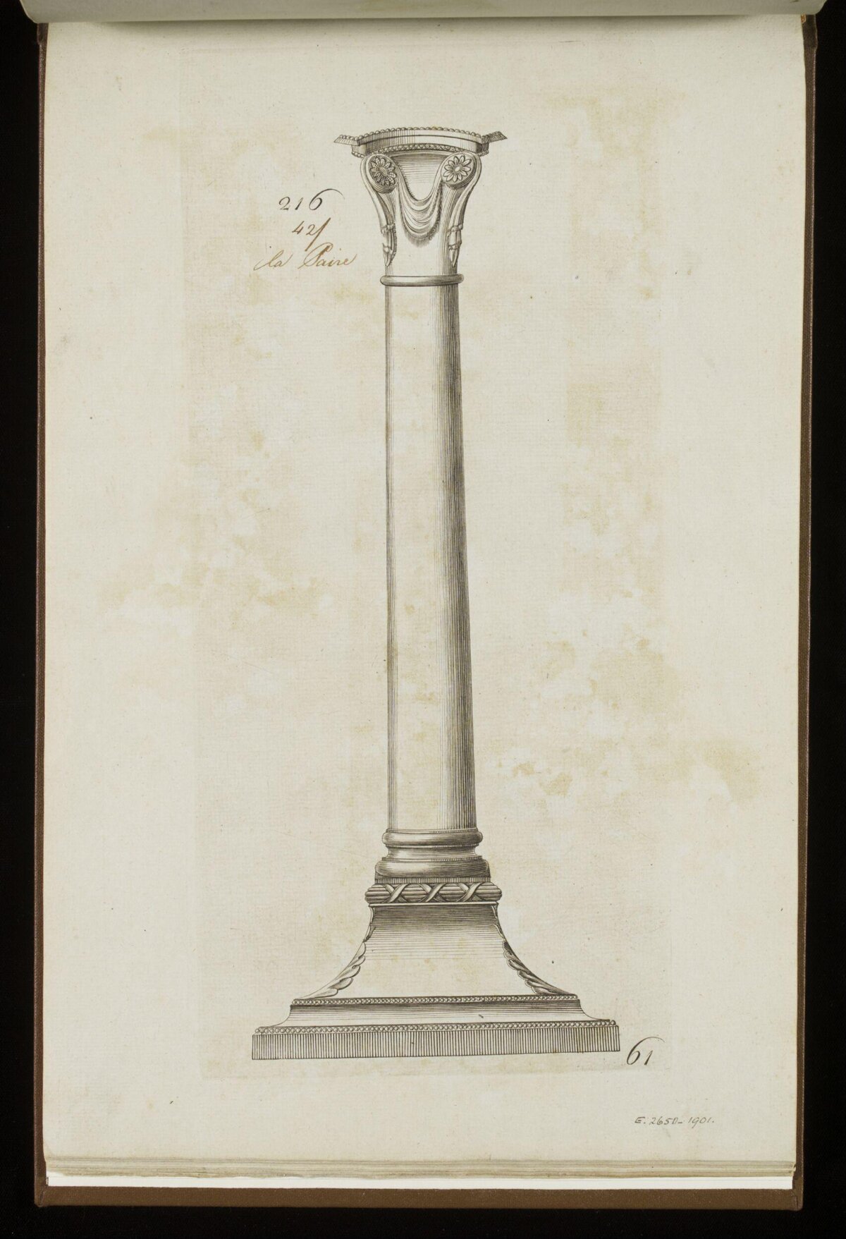 Ornate Candlestick Column Design