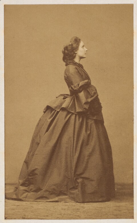 Profile Portrait of 19th Century Woman