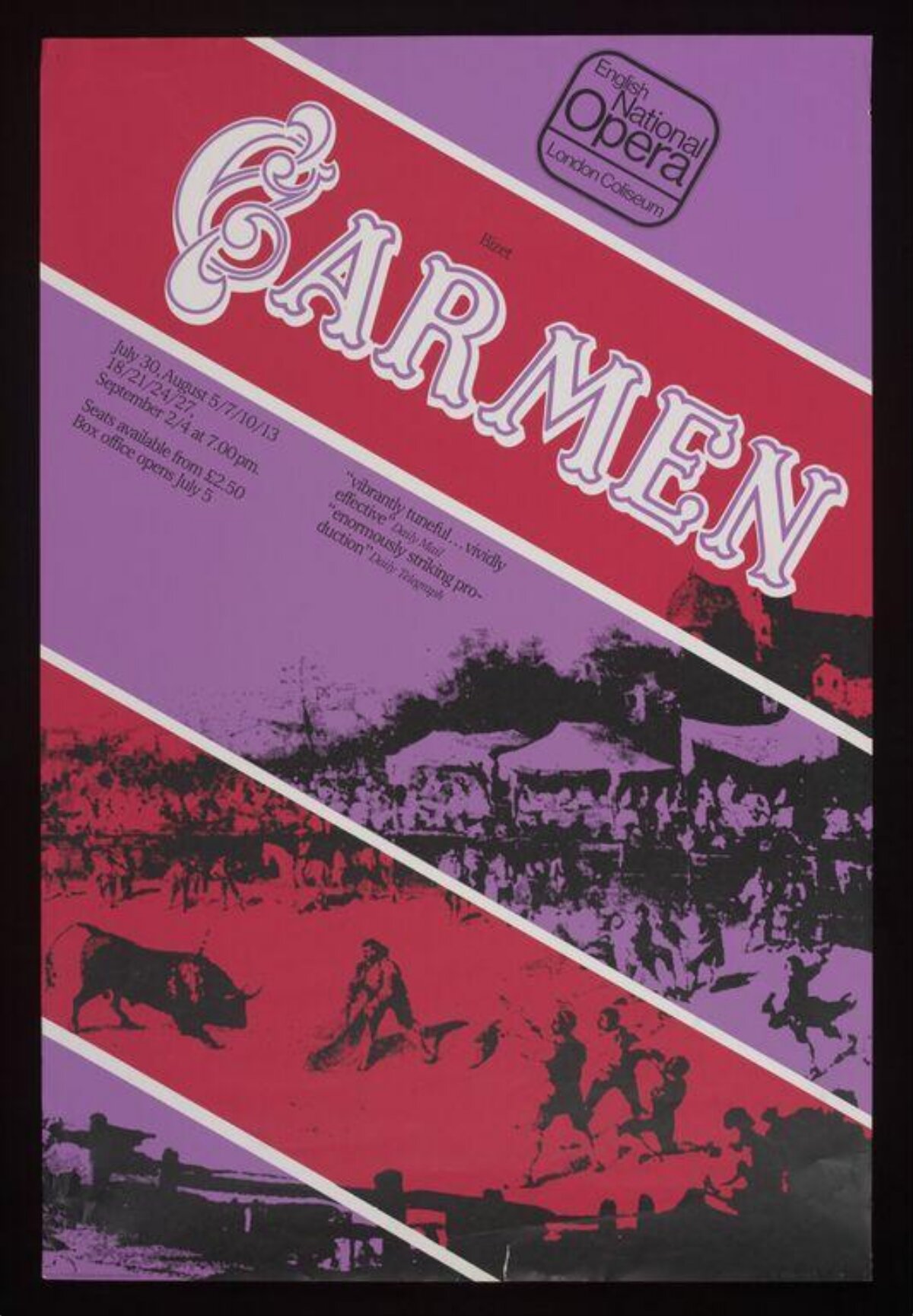 Carmen Opera Performance Poster