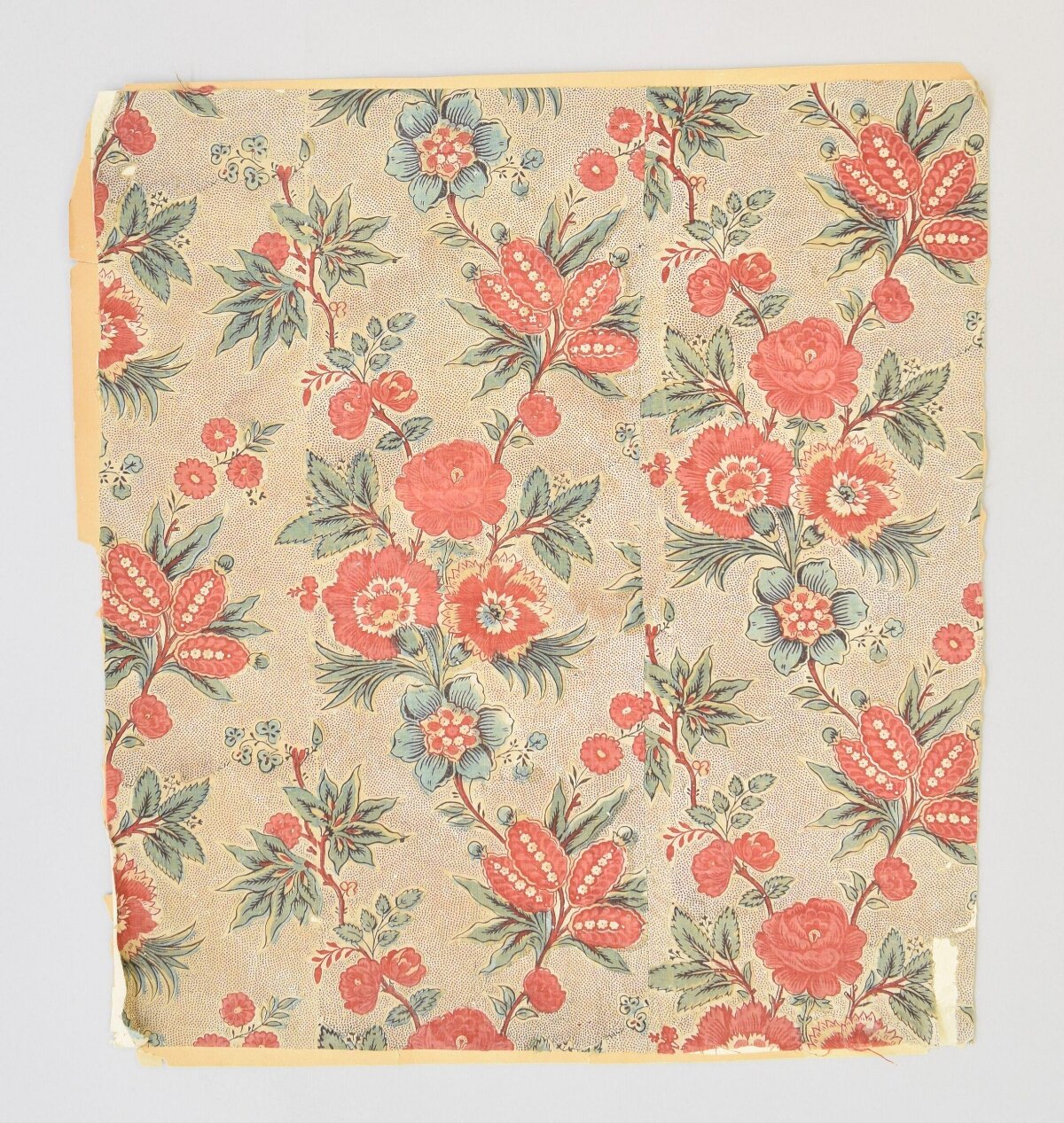 Vintage Floral Textile Sample