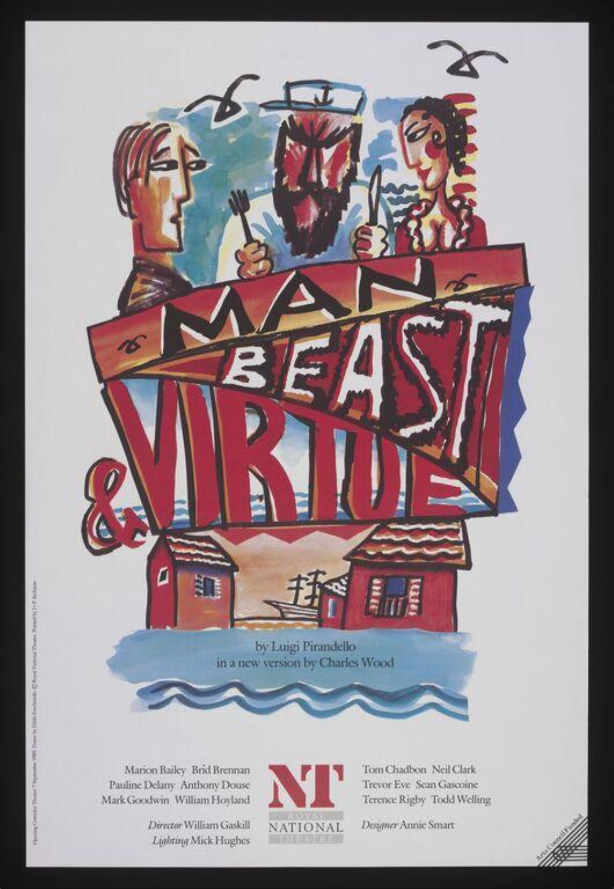 Man Beast & Virtue Theatre Poster