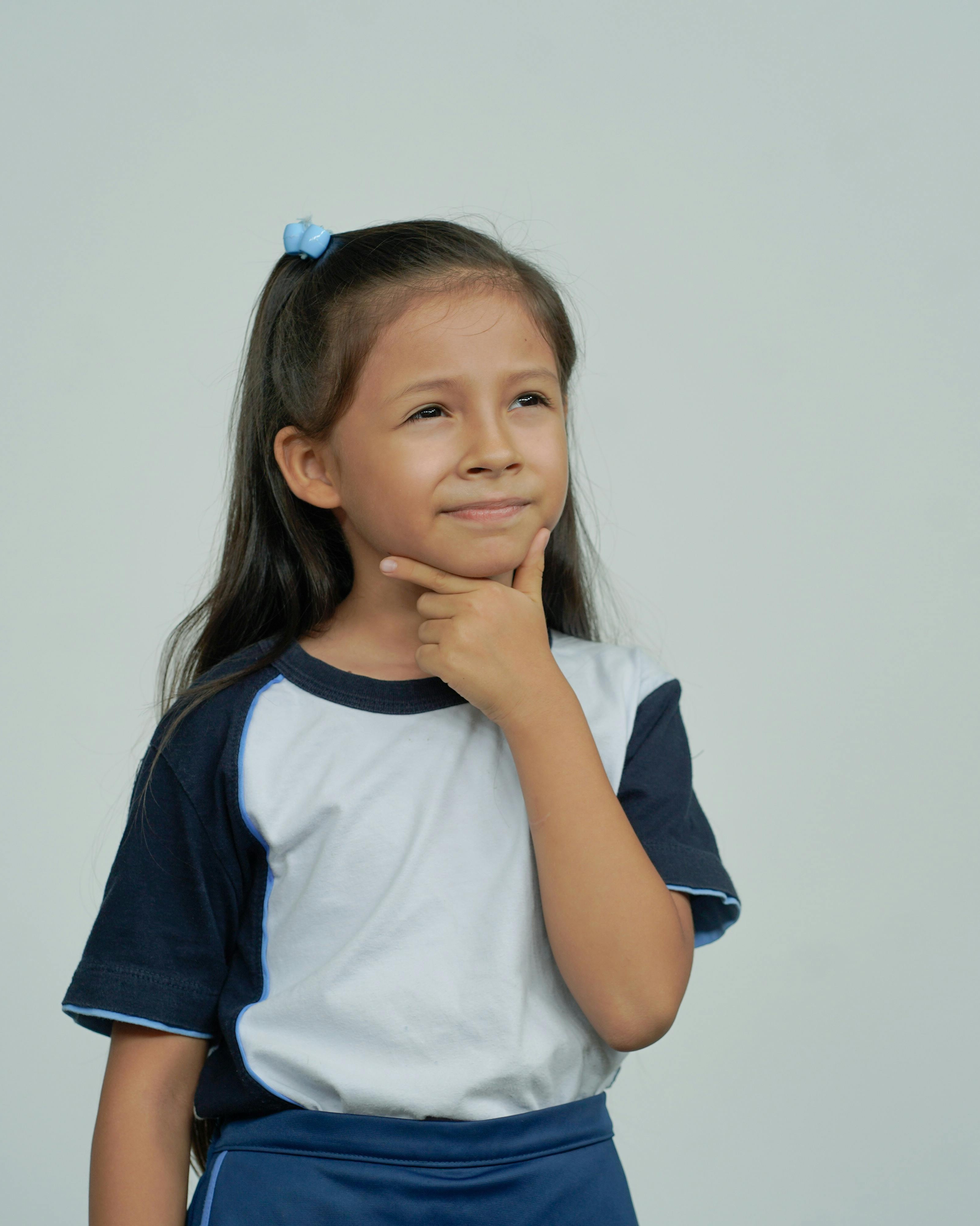 Thinking Little Girl