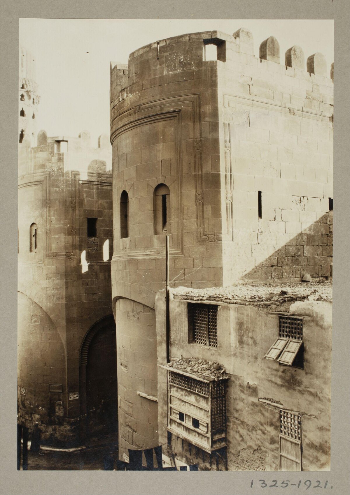 Ancient Stone City Gate Towers