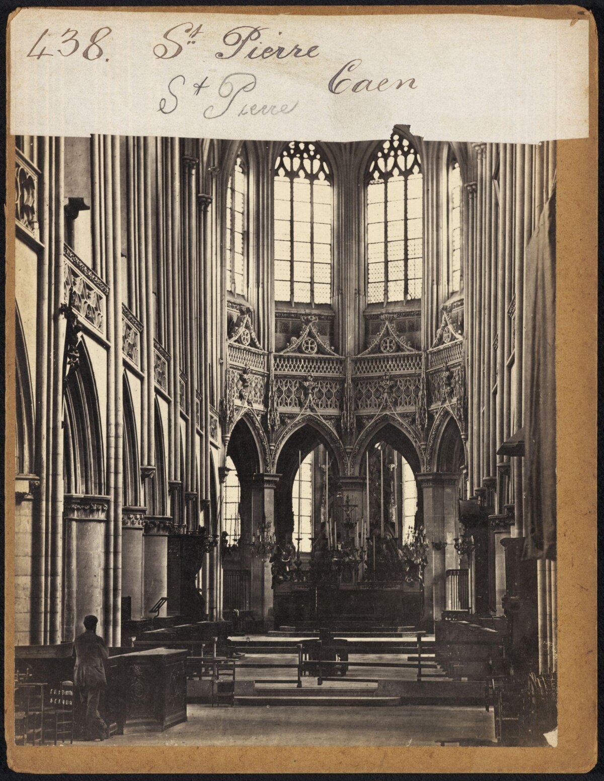 Interior of St Pierre Church Caen