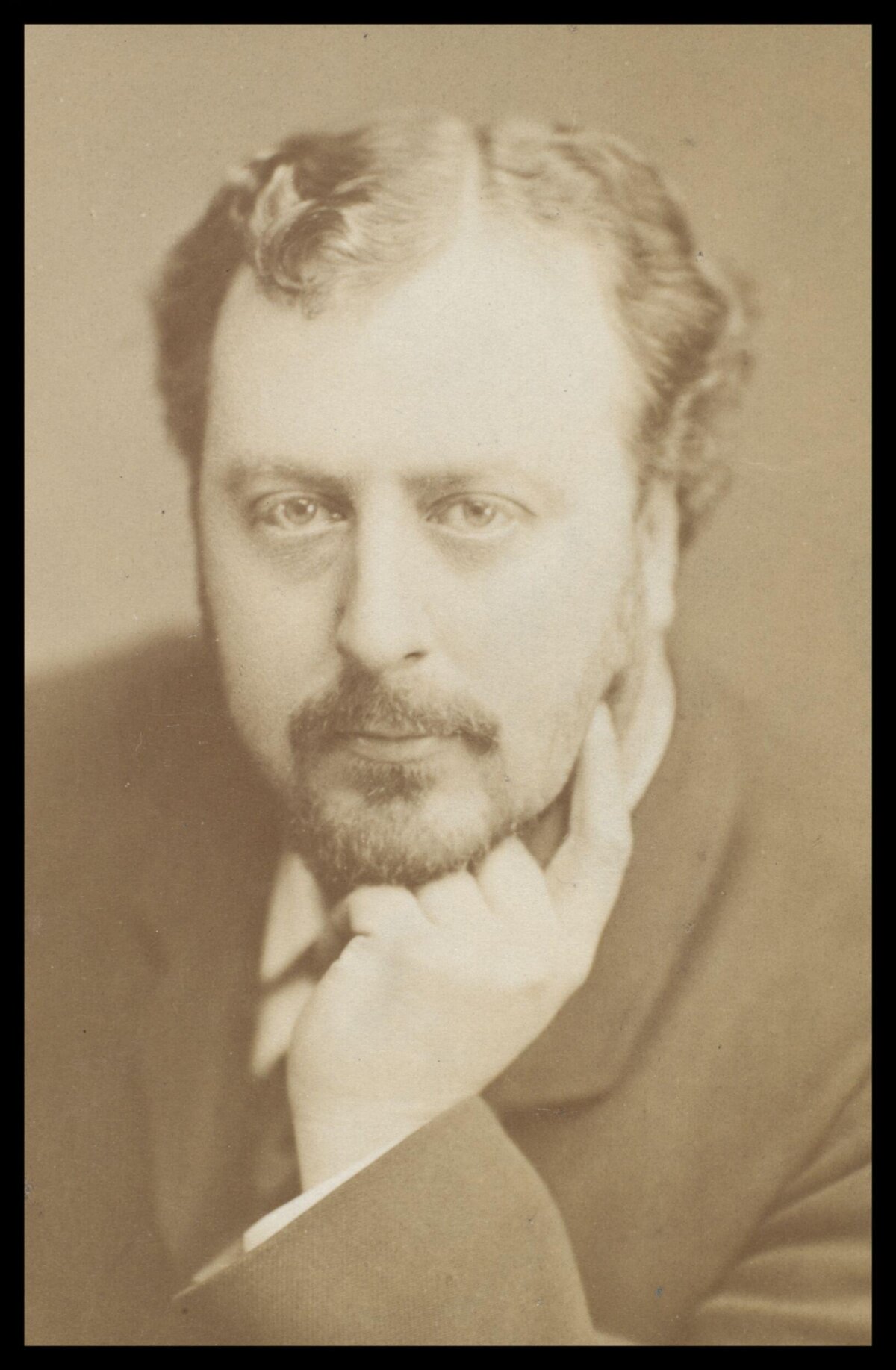 Vintage Sepia Portrait of a Man