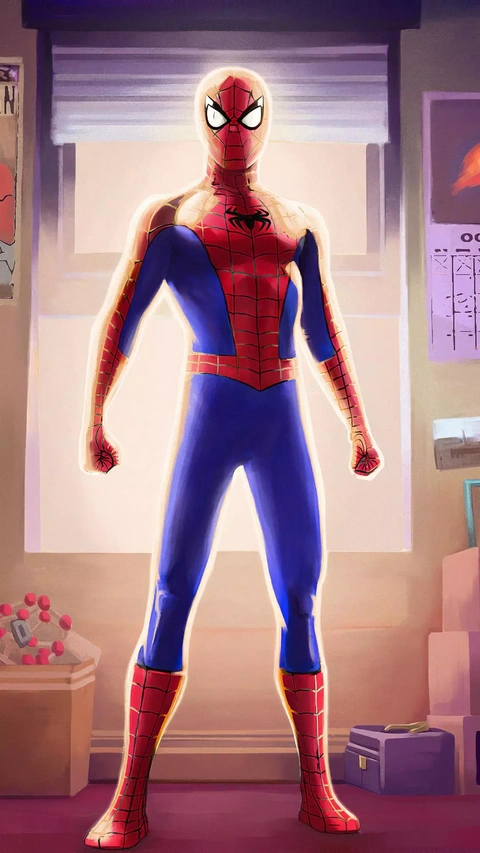 Spider-Man Standing In A Room