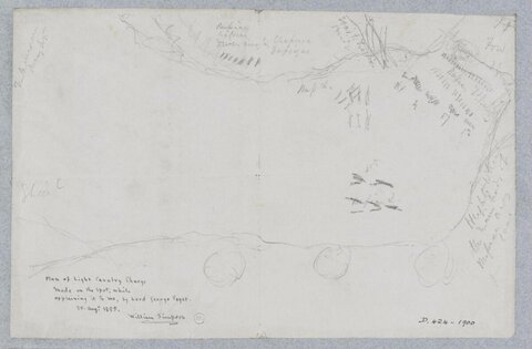 1855 Light Cavalry Charge Plan Sketch