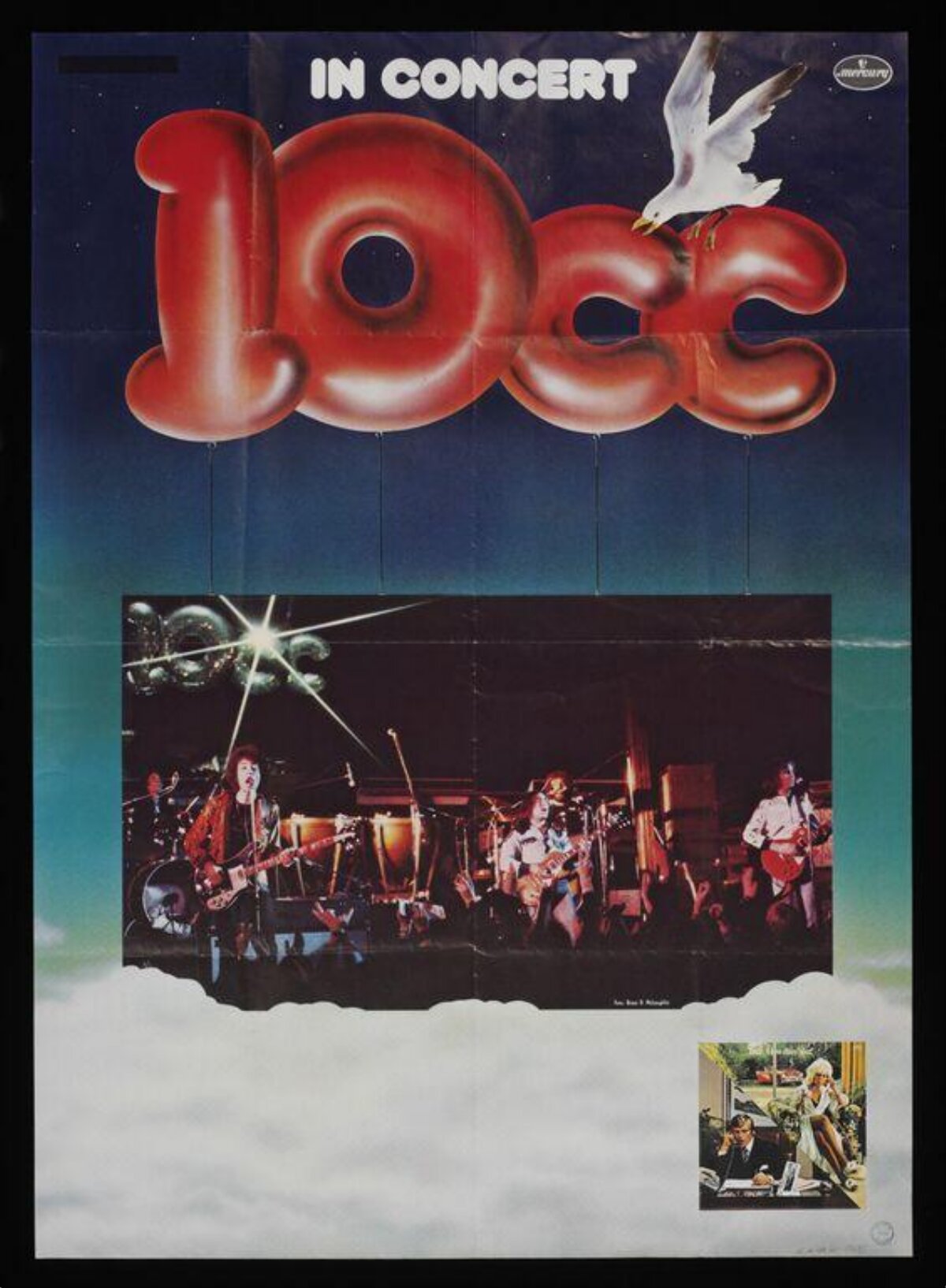 10cc Band Concert Tour Poster