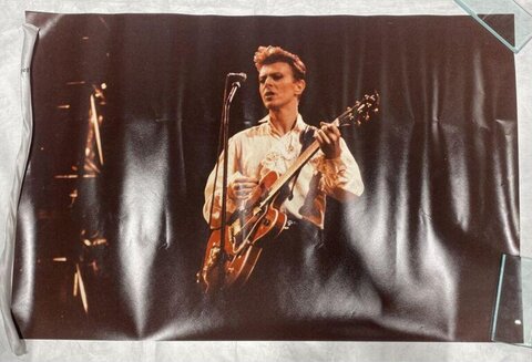 David Bowie Performing On Stage