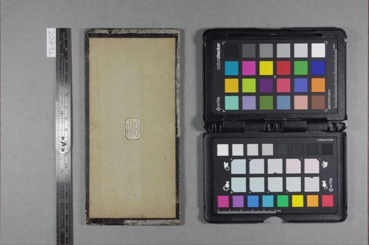 Old Document With Color Checker and Ruler — Desktop Backgrounds