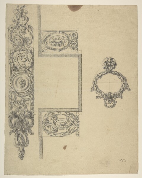Pencil Sketches of Decorative Ornaments