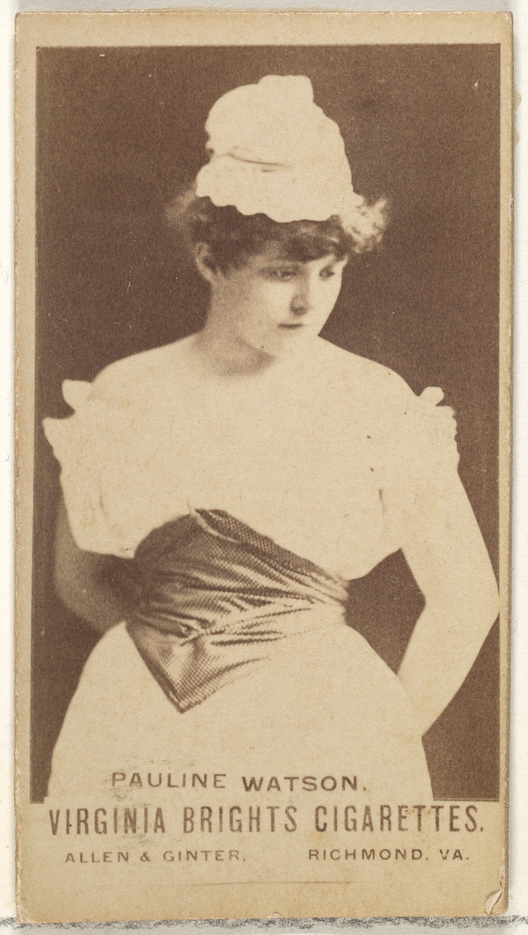 Vintage Cigarette Card of Pauline Watson