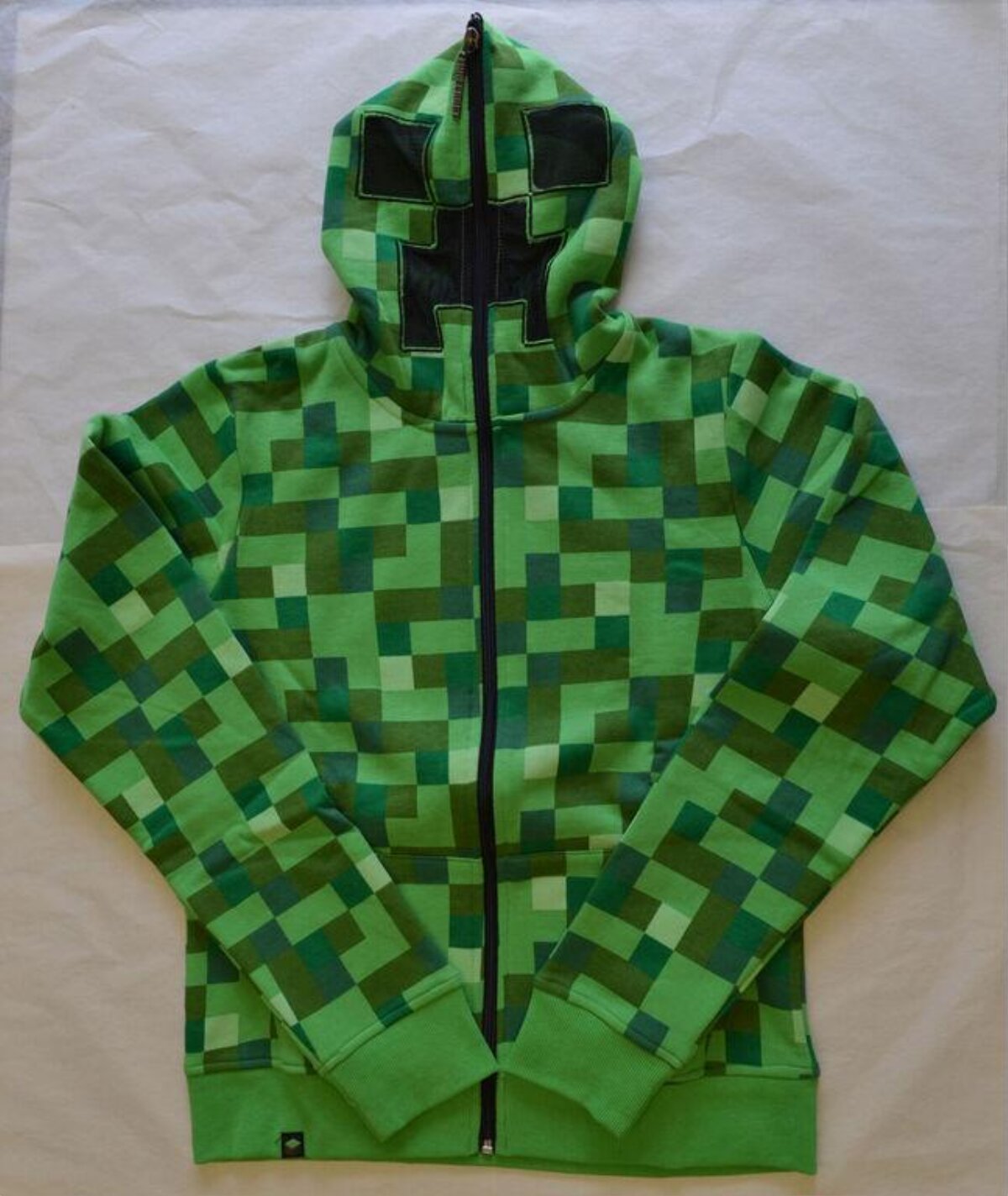 Minecraft Creeper Zip-up Hoodie
