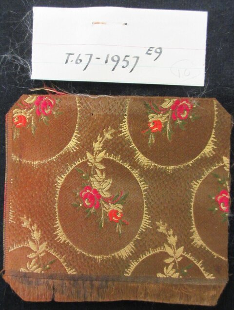 Vintage Brocade Fabric Sample