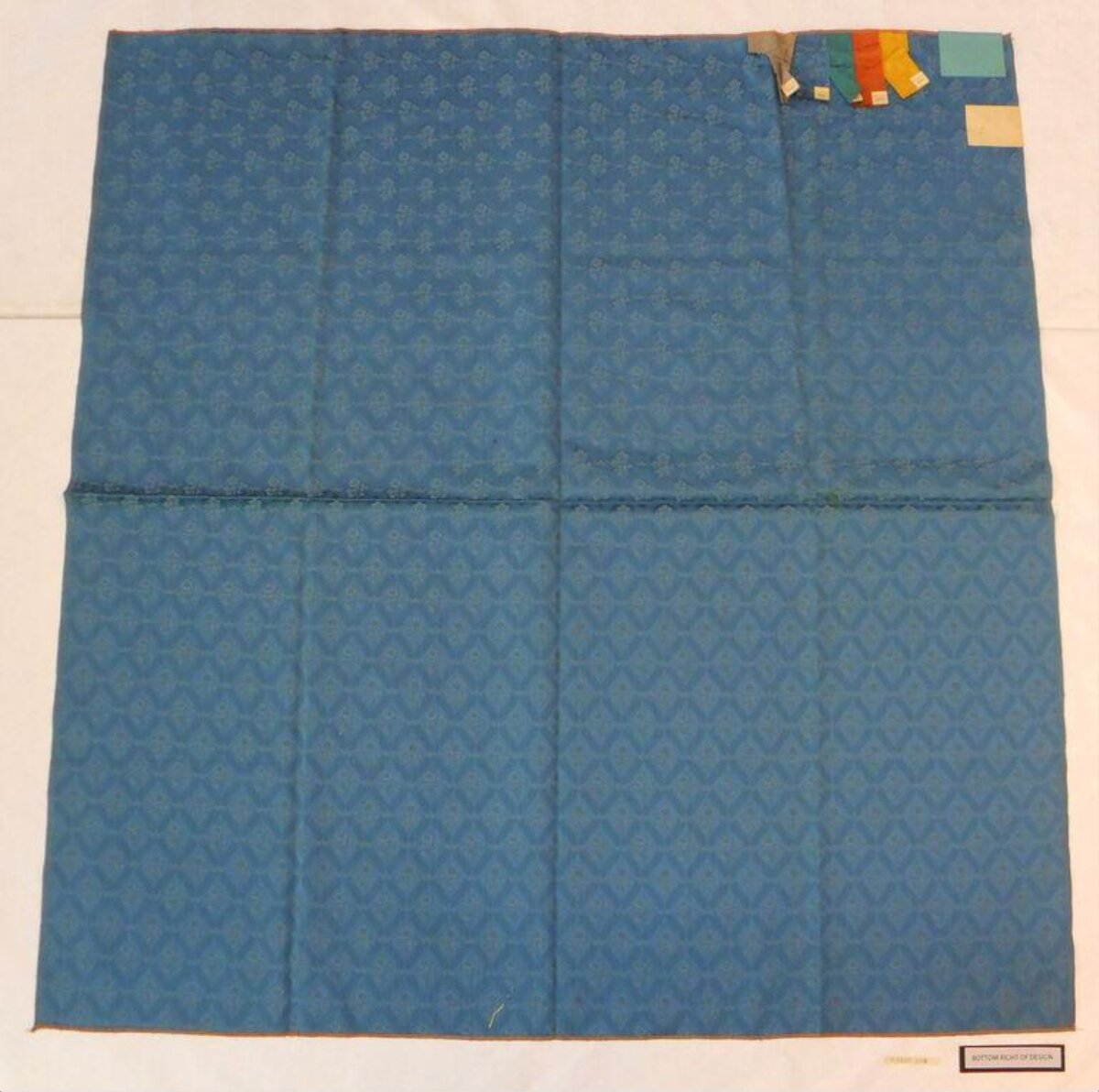 Vintage Blue Fabric Sample