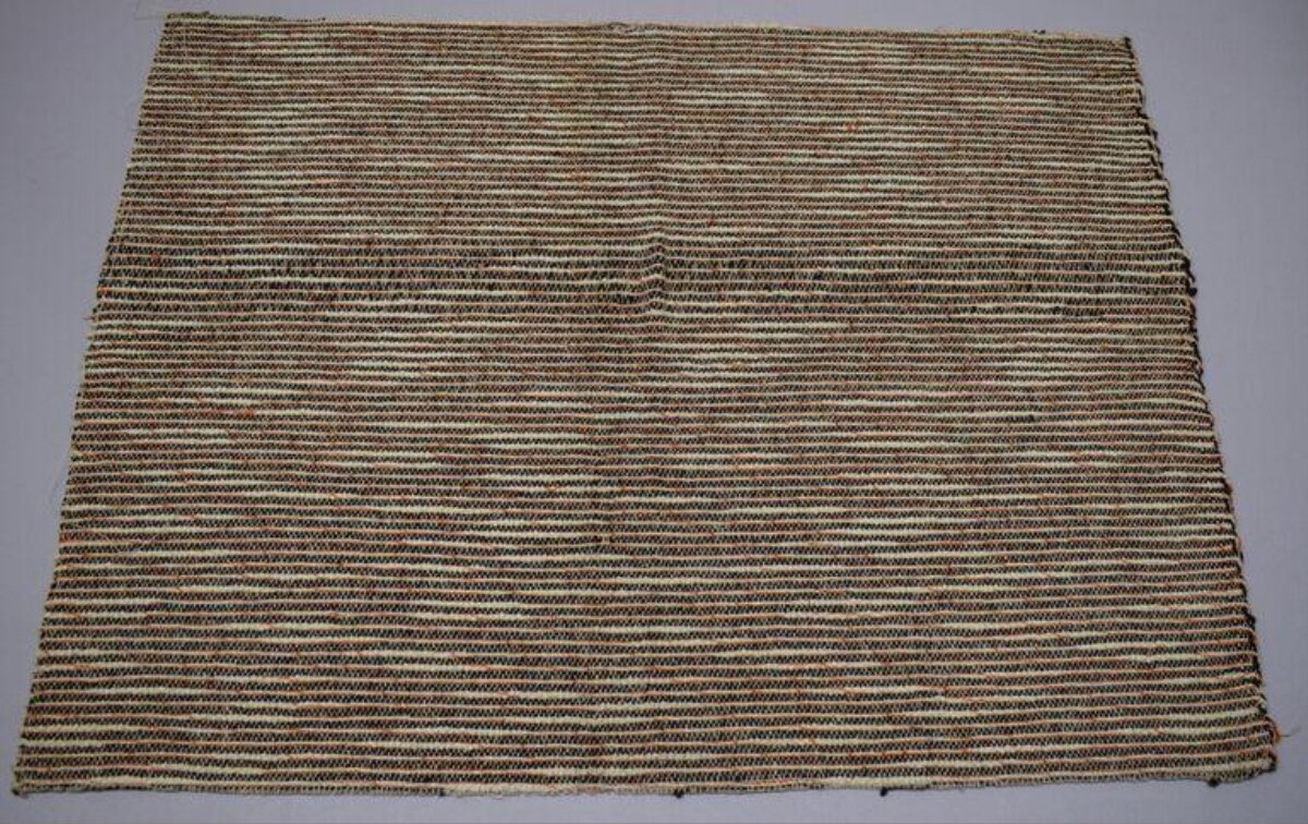 Handwoven Striped Rectangular Rug