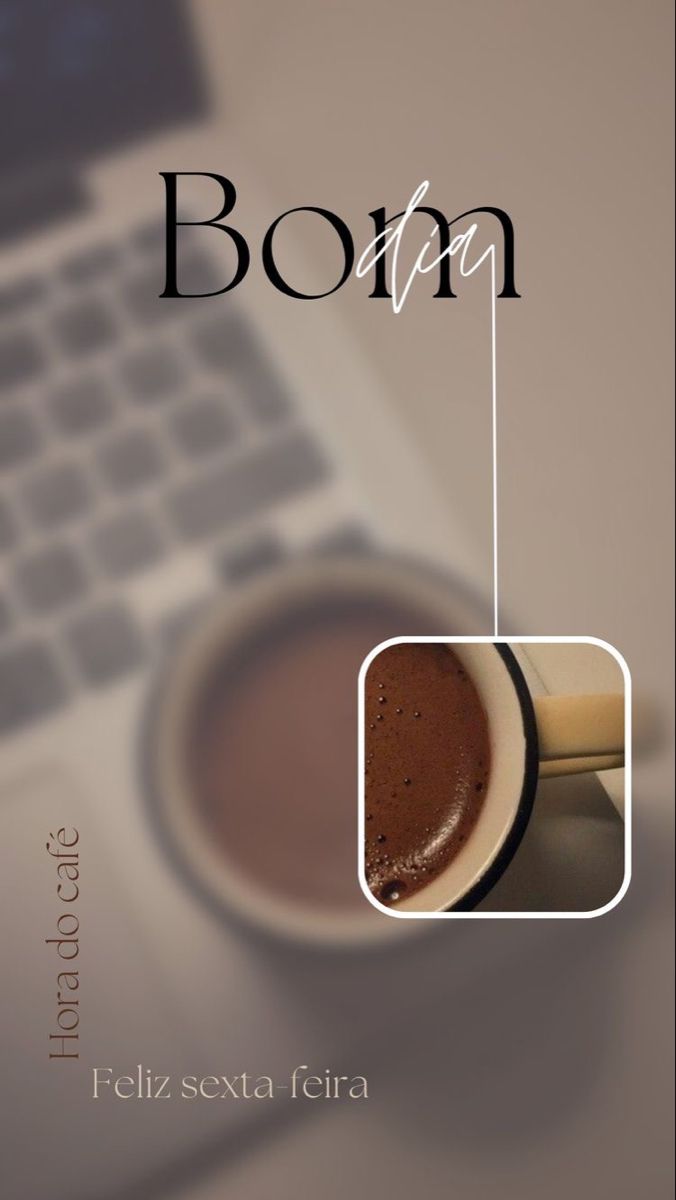 Bom Dia Happy Friday Coffee Greeting