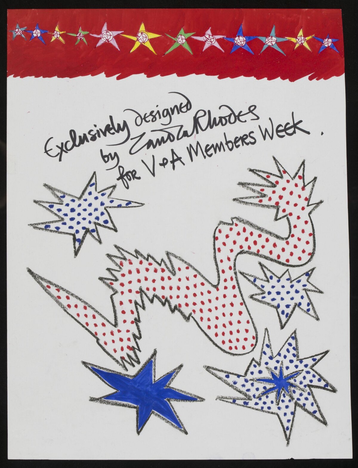 Zandra Rhodes Design for V&A Members Week
