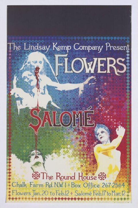 Flowers and Salome Theatre Poster