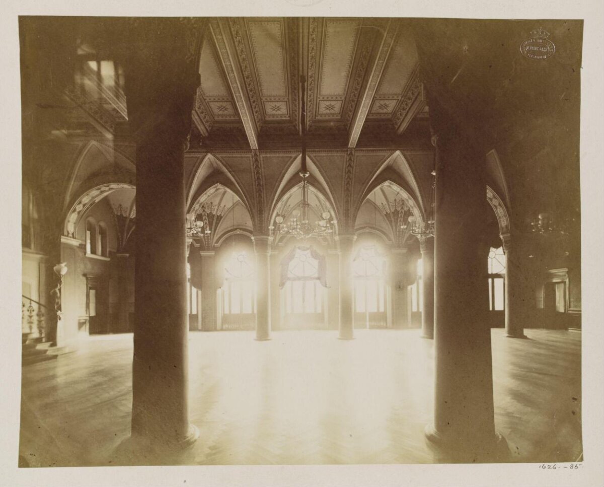 Vintage Grand Hall Interior — Architecture