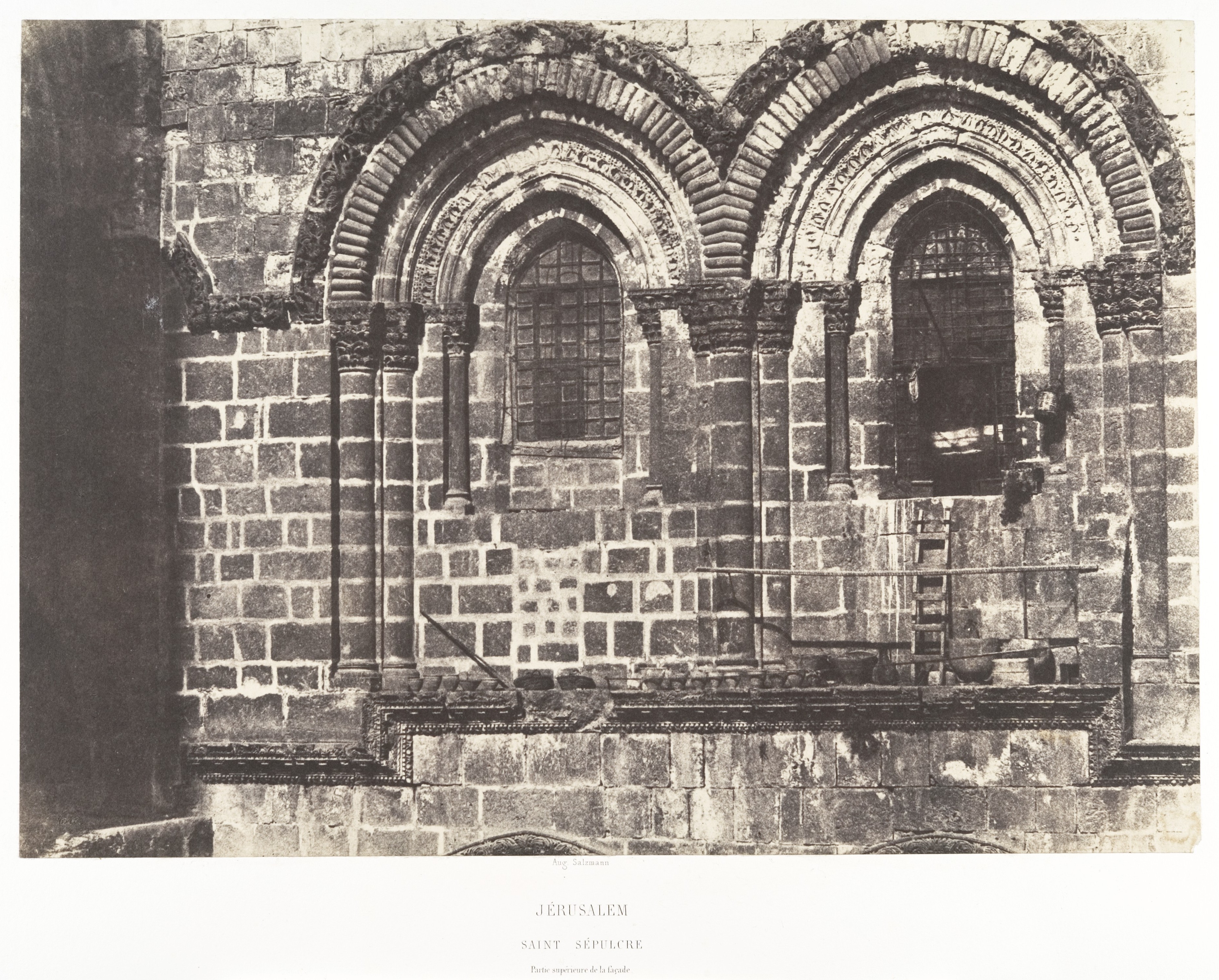 Upper Facade of Saint Sepulcre Jerusalem