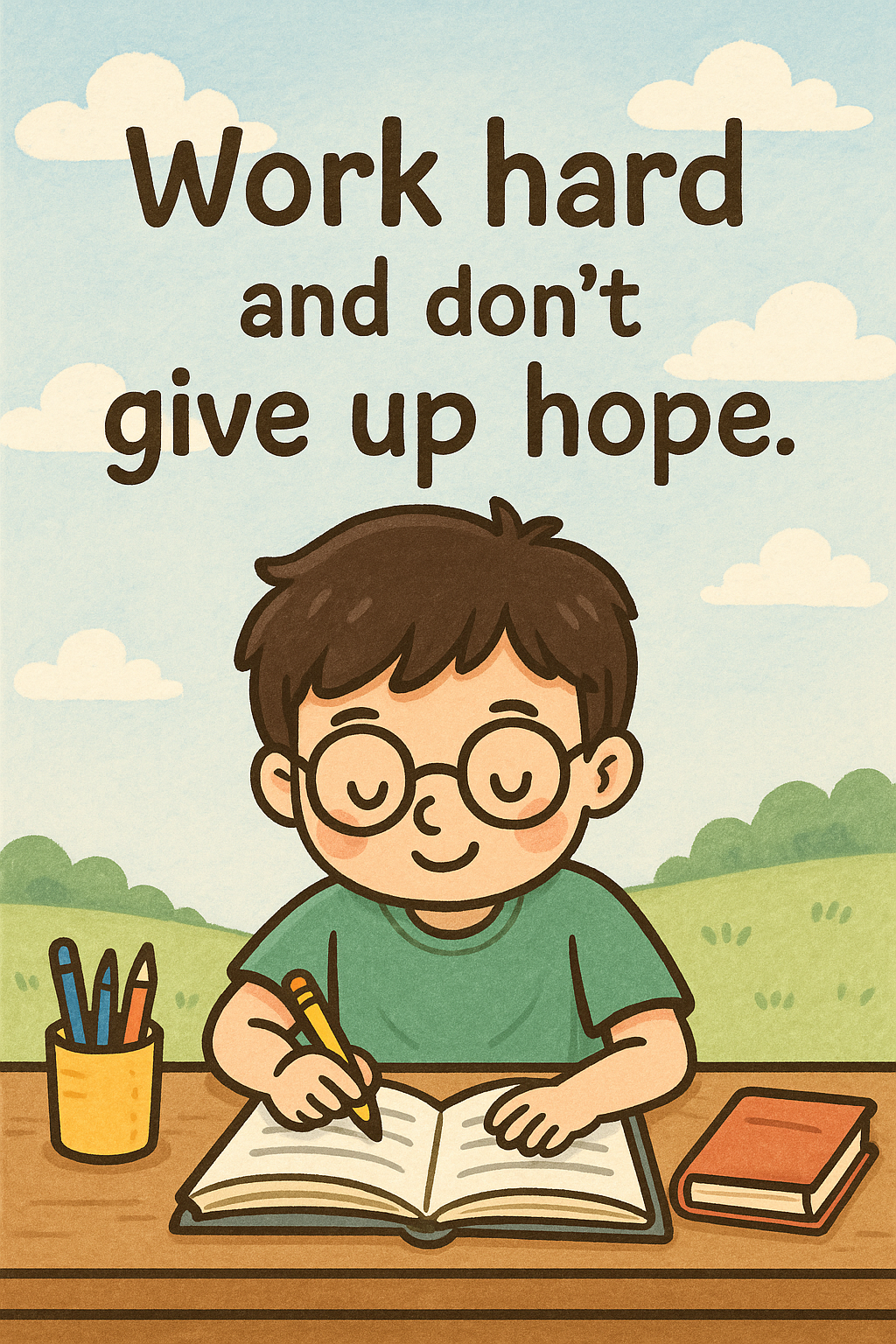 Work Hard Study Motivation Poster