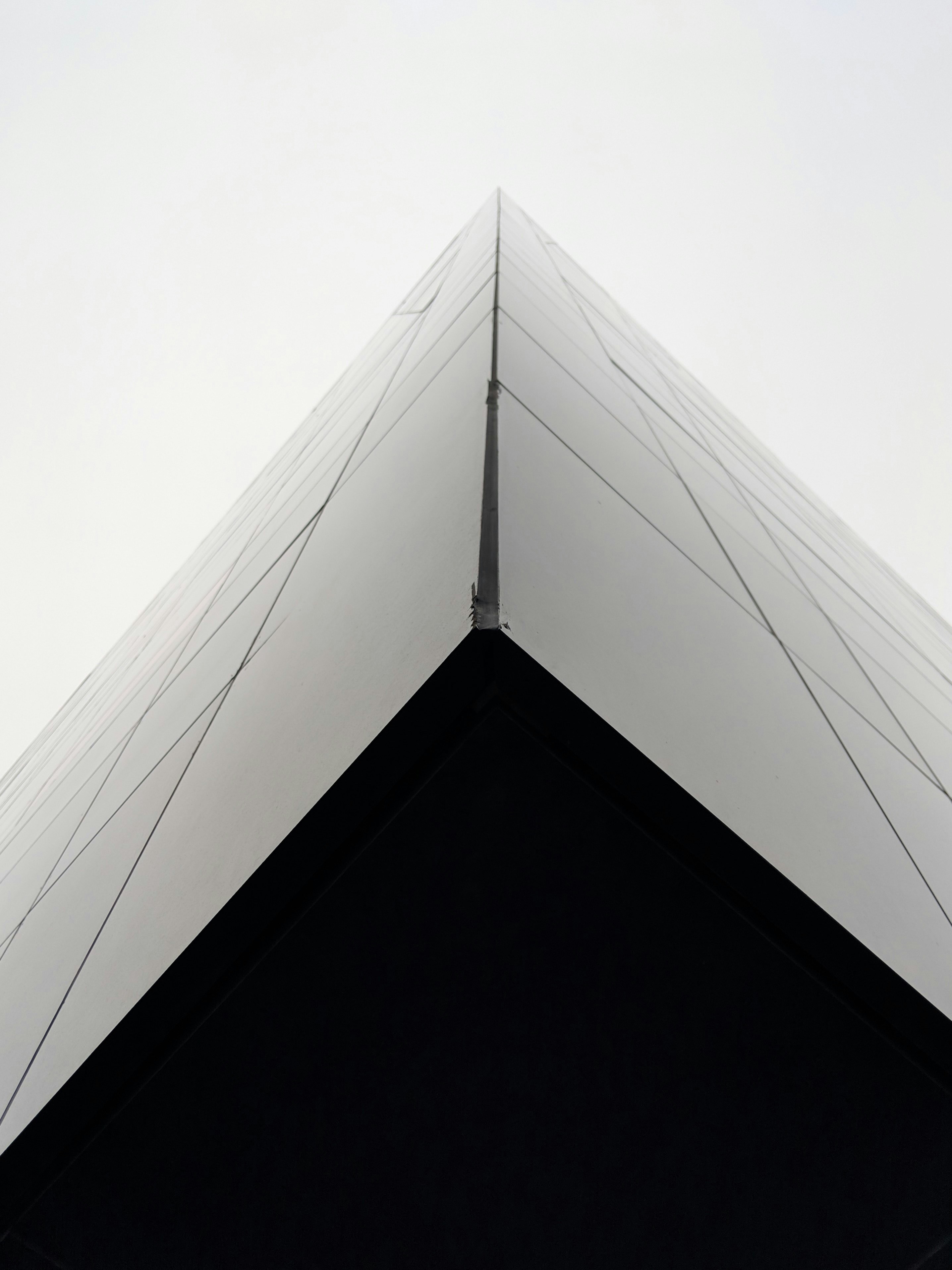 Modern Building Corner Low Angle View