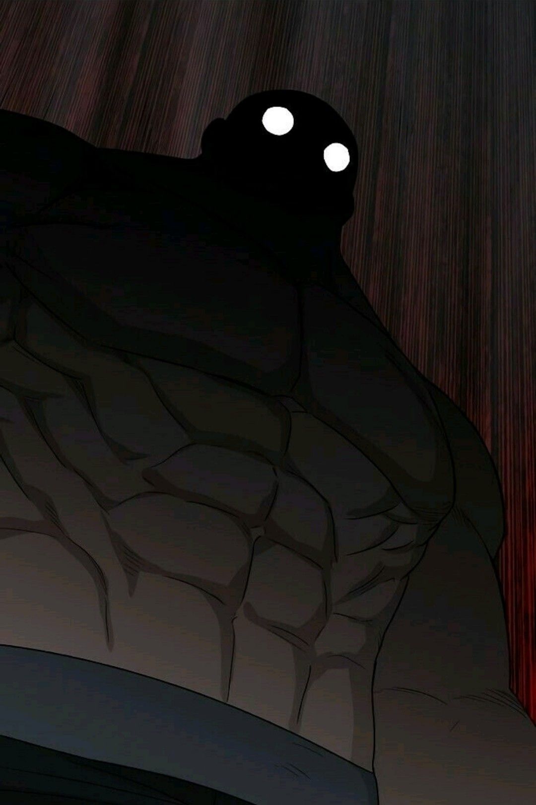 Menacing Muscular Shadow Monster — Backgrounds
