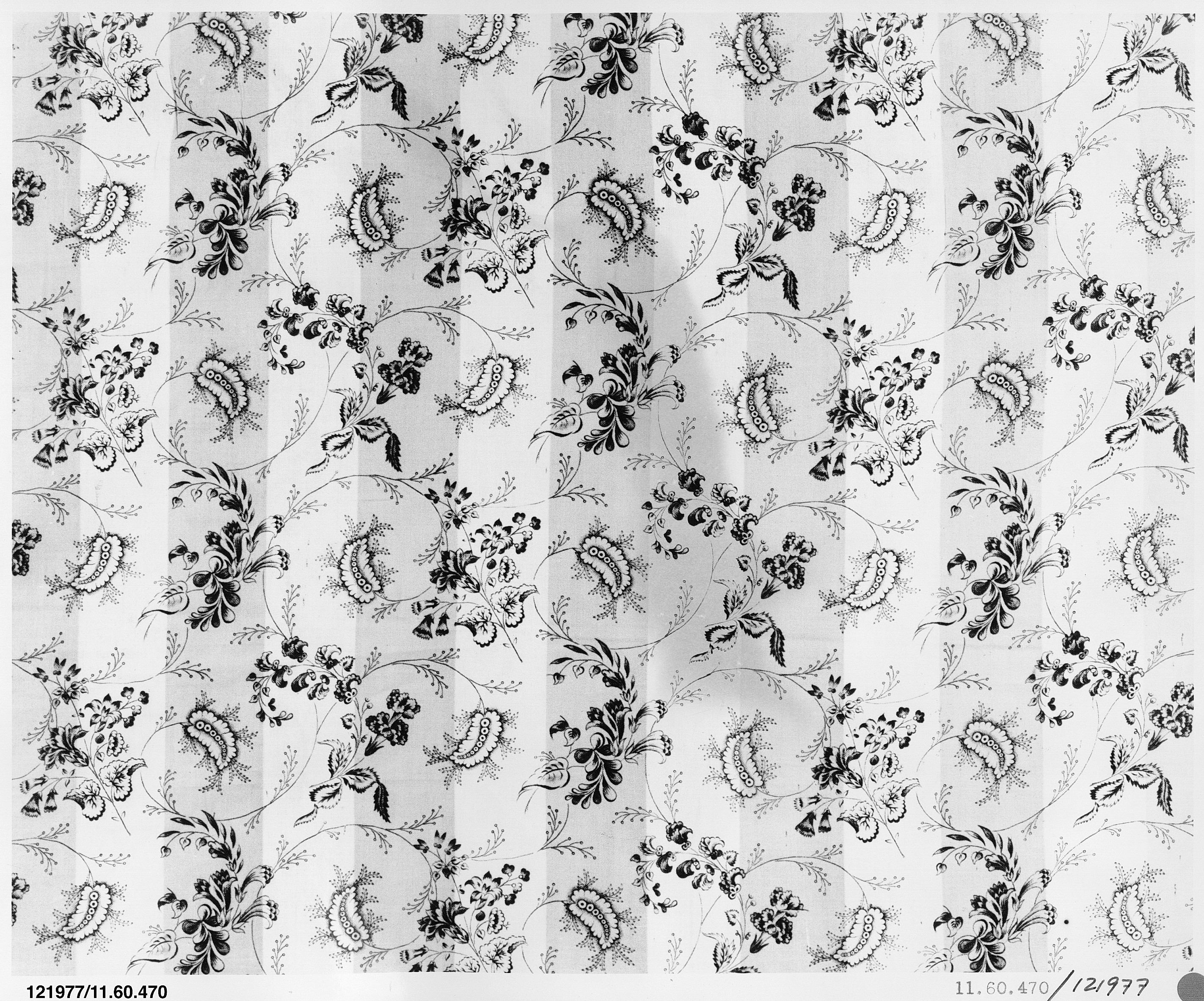Vintage Floral Paisley Textile Pattern
