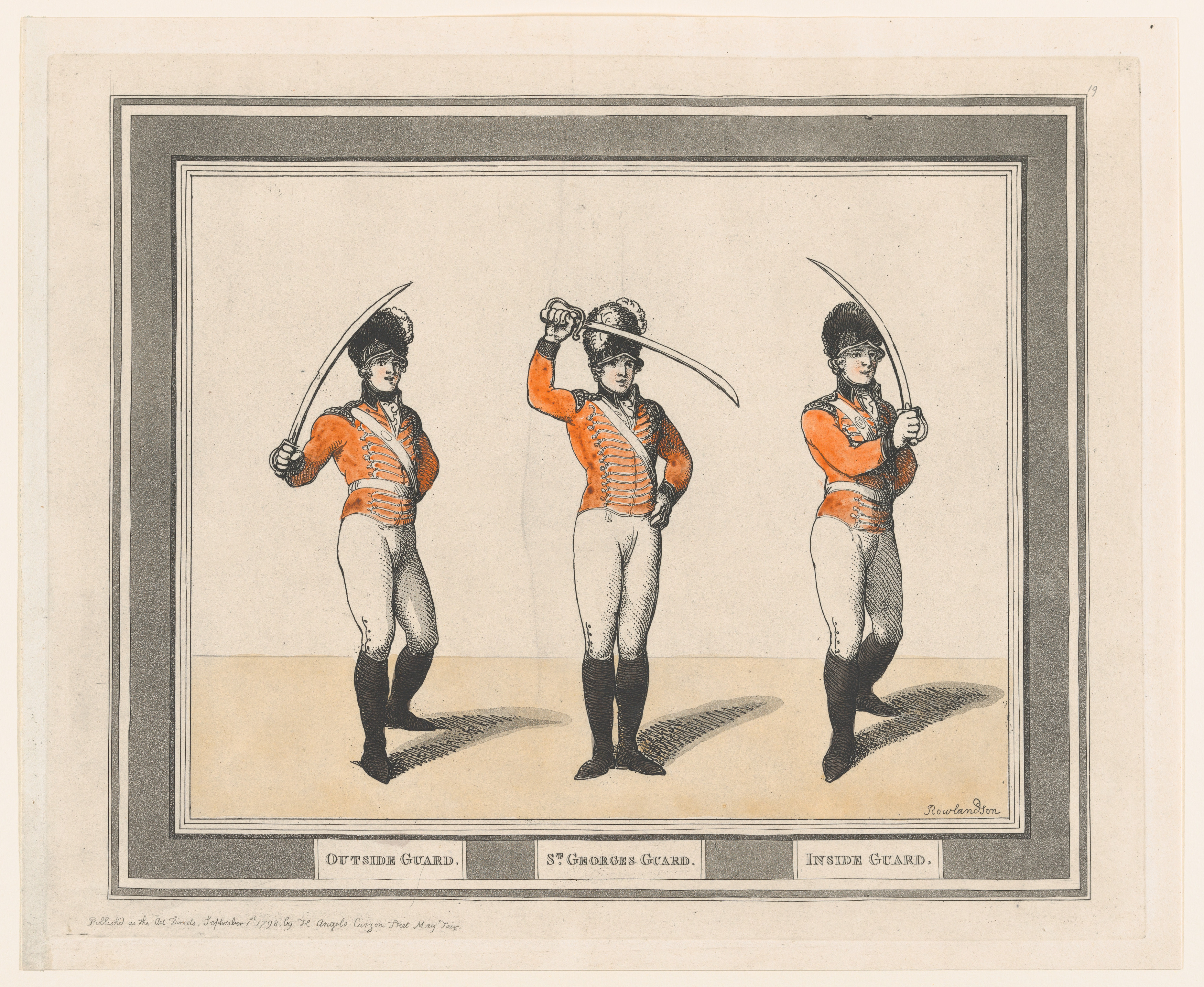 Three St Georges Guard Positions