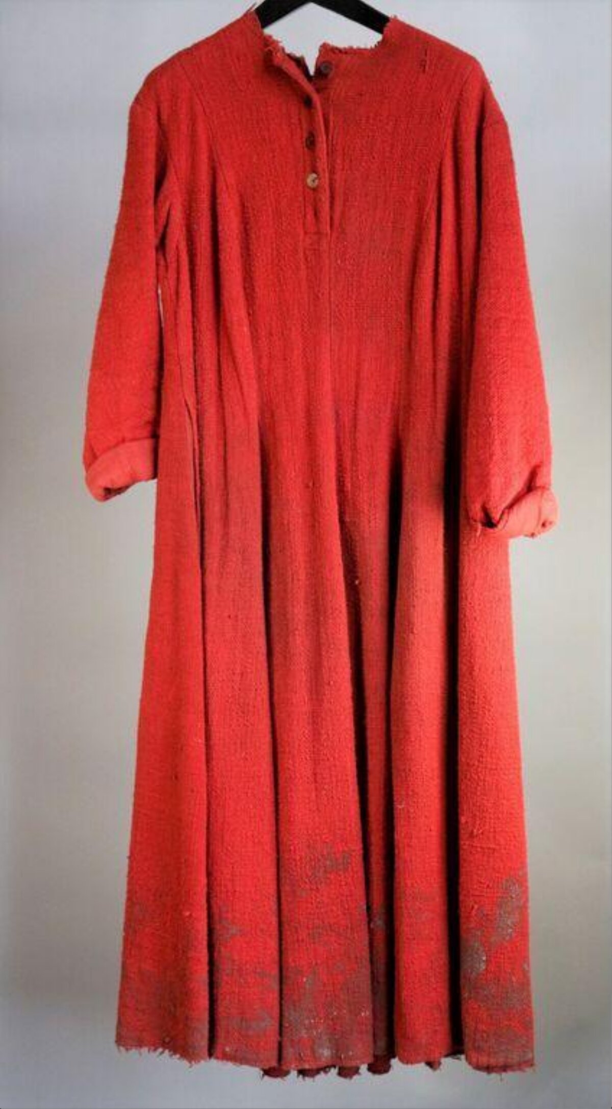 Vintage Worn Red Long Dress