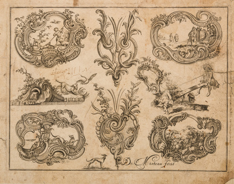 Rococo Style Decorative Engraving