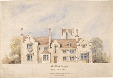 Buckland Grange South Elevation Drawing