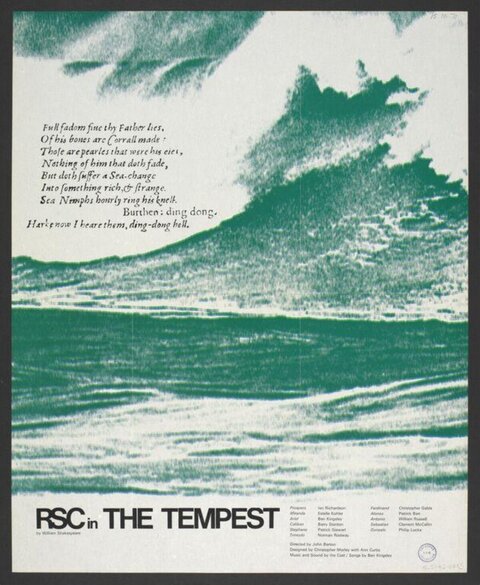 RSC The Tempest Theatre Poster