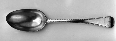 Antique Engraved Silver Spoon