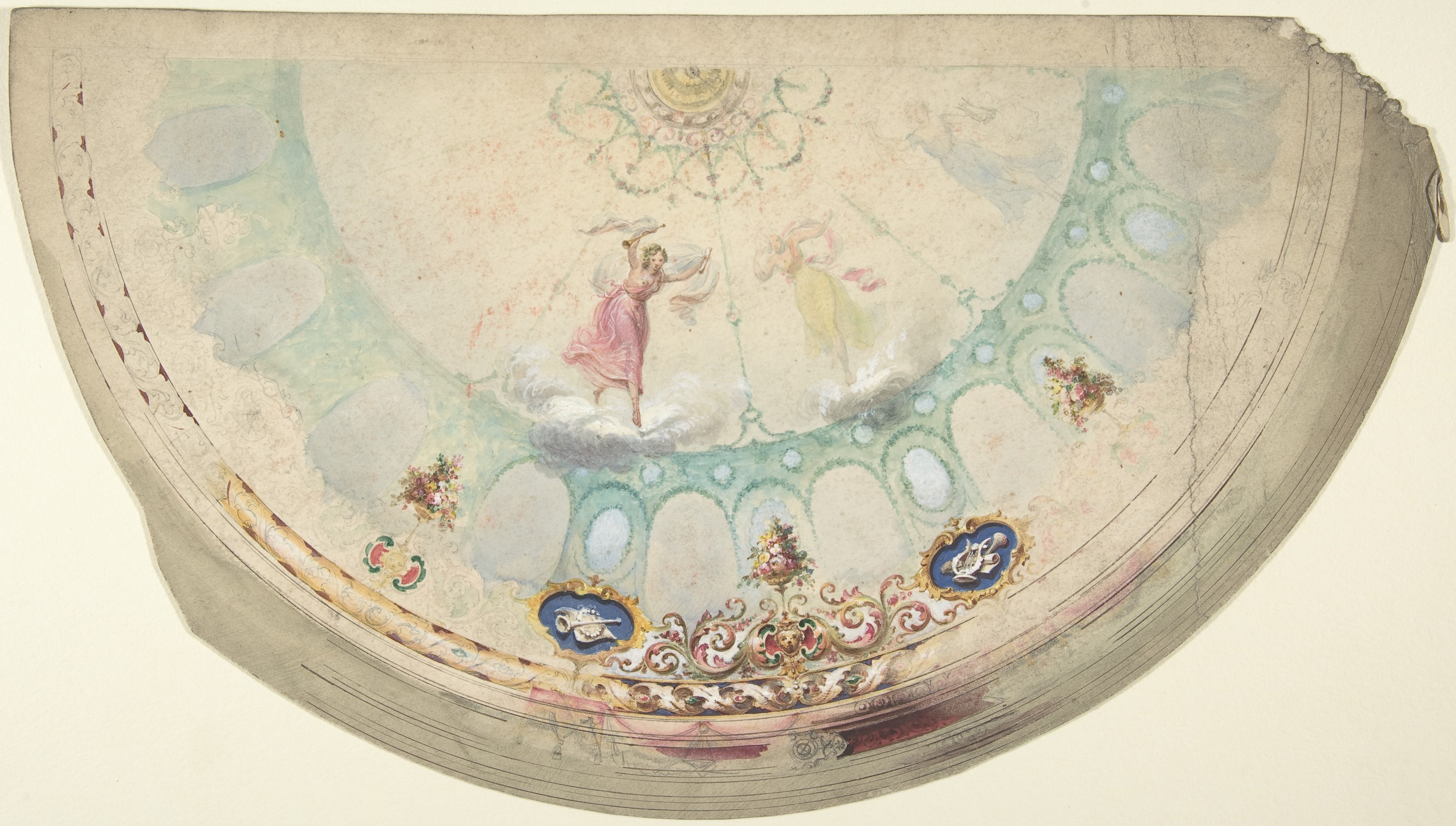 Design Sketch for Ornate Ceiling
