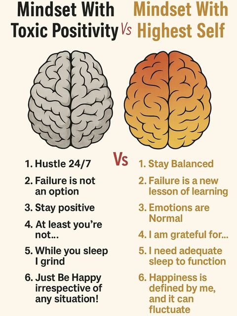 Toxic Positivity vs Highest Self Mindset
