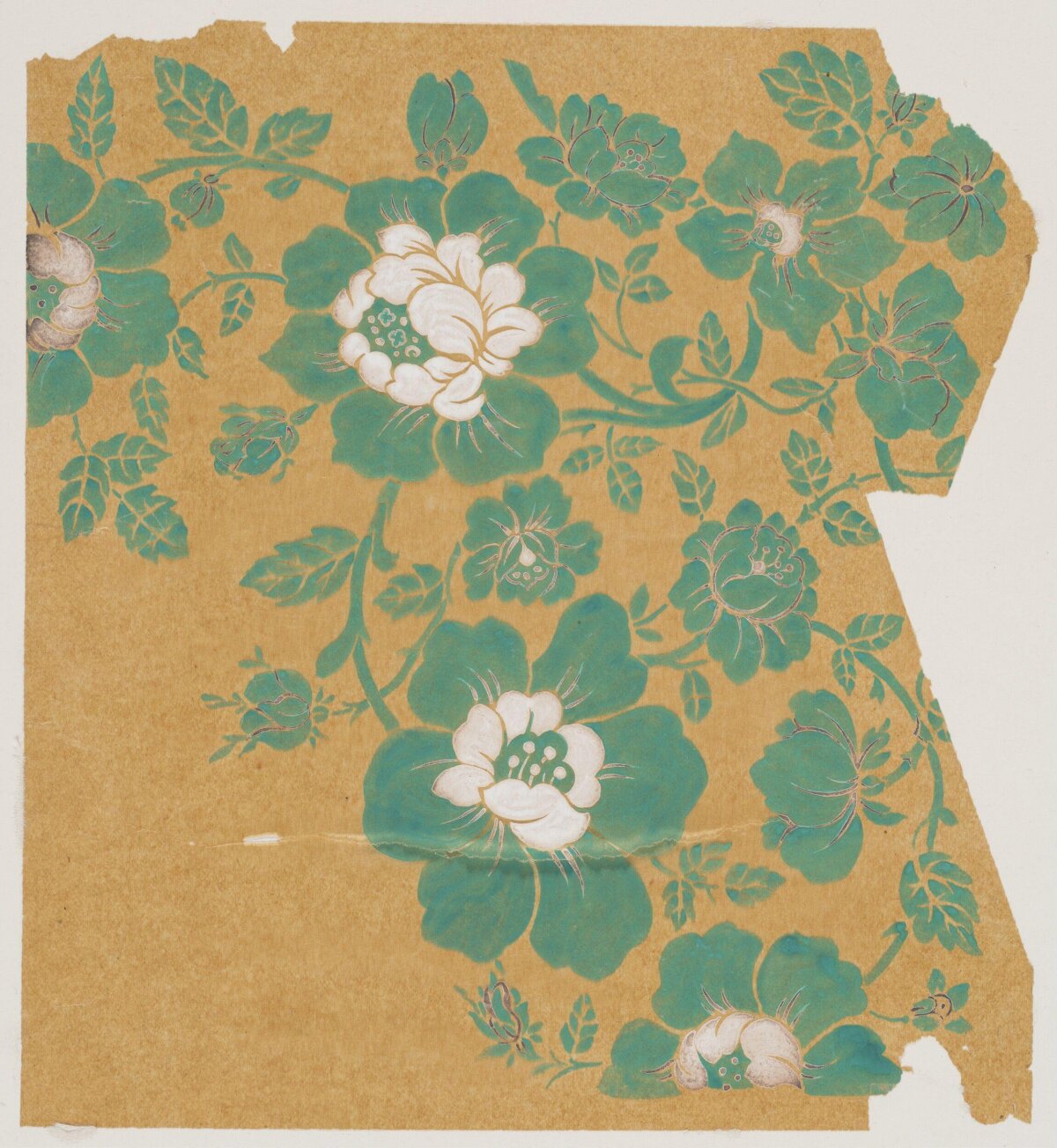 Traditional Chinese Floral Paper Pattern