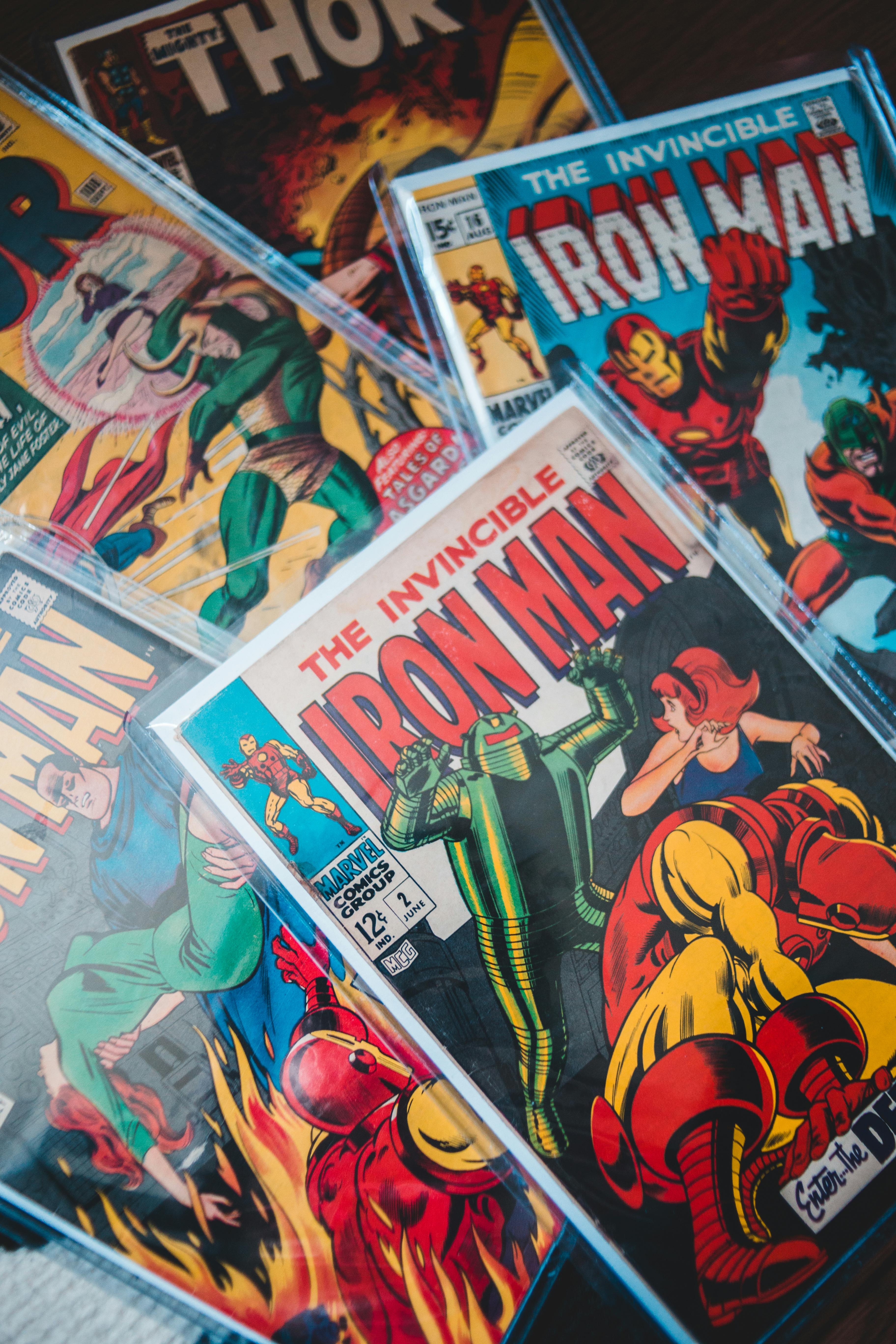 Collection of Vintage Marvel Comic Books