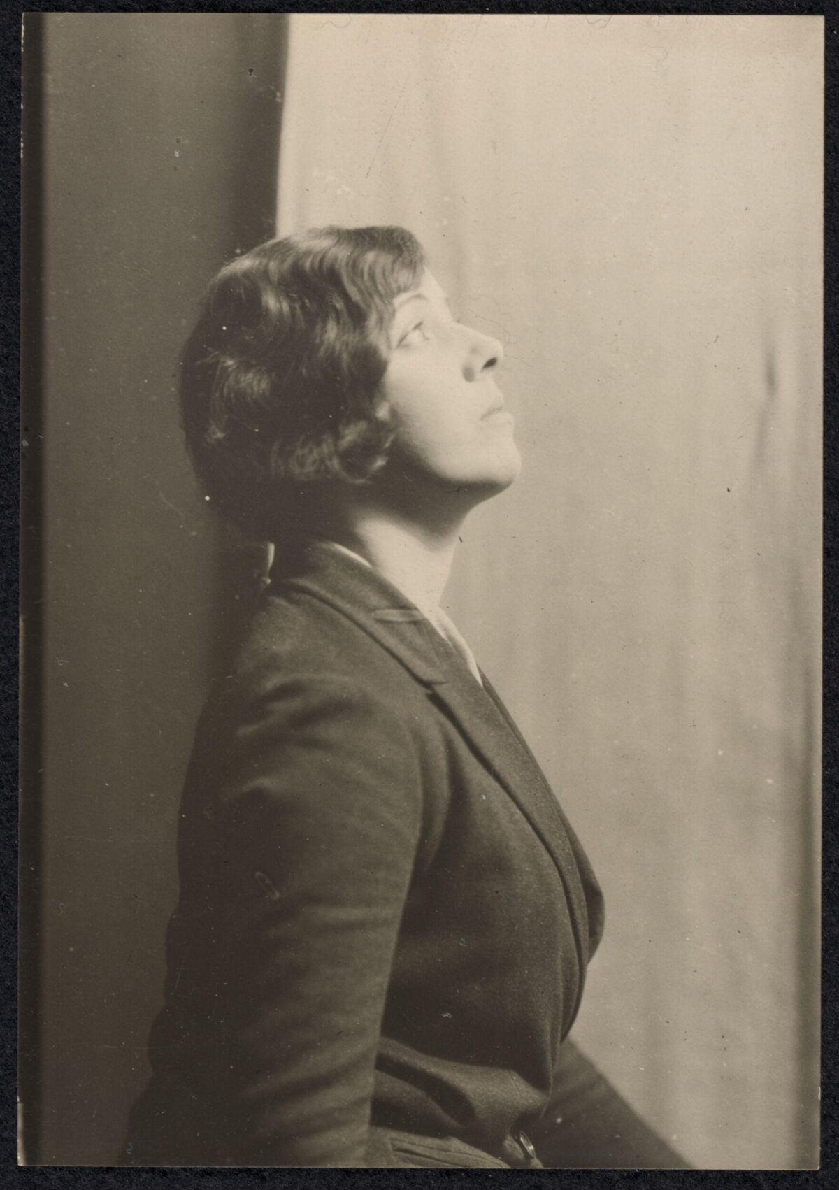 Vintage Side Portrait of a Woman